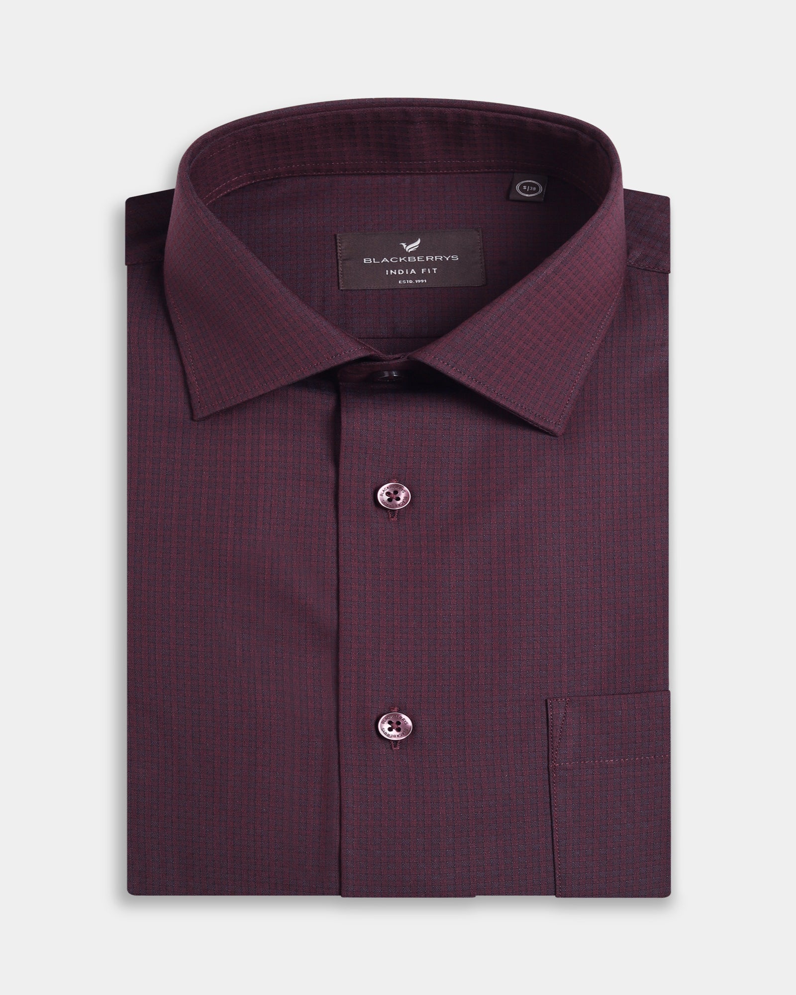Wine Check Shirt - Element