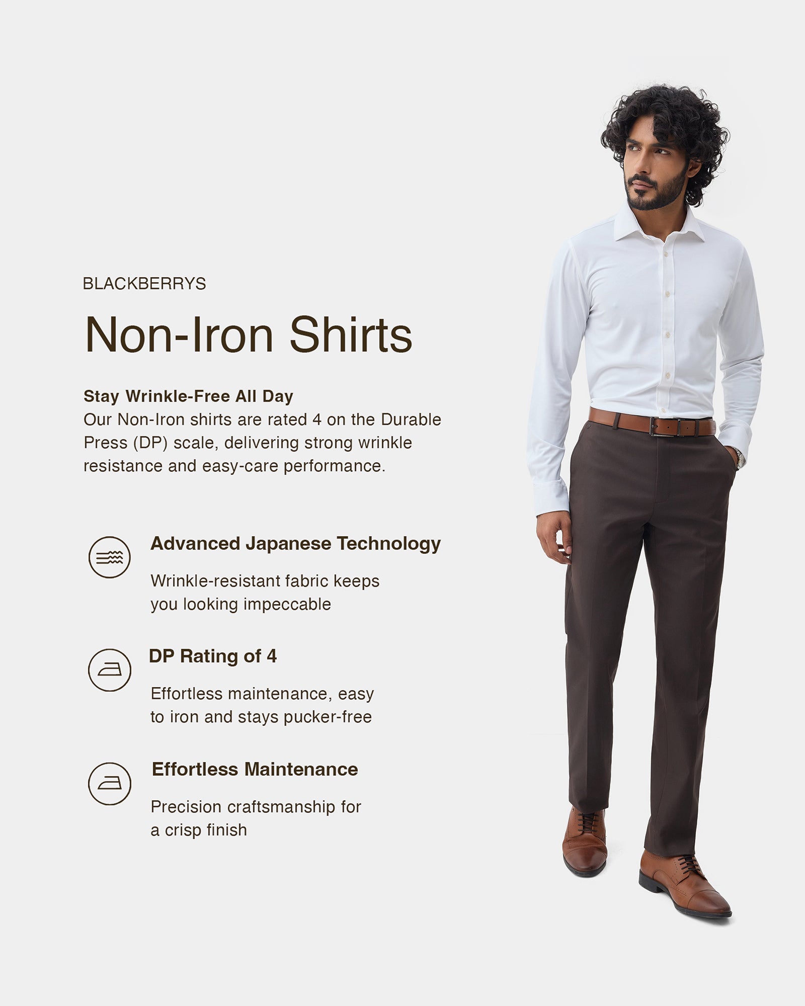 White Solid Shirt - Electra