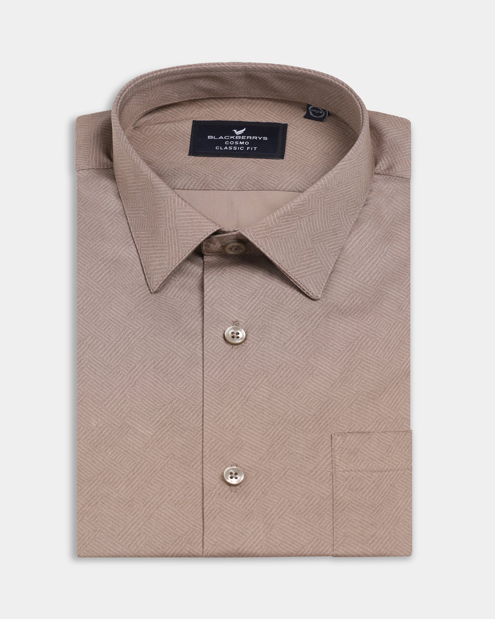 Brown Printed Shirt - Microbus