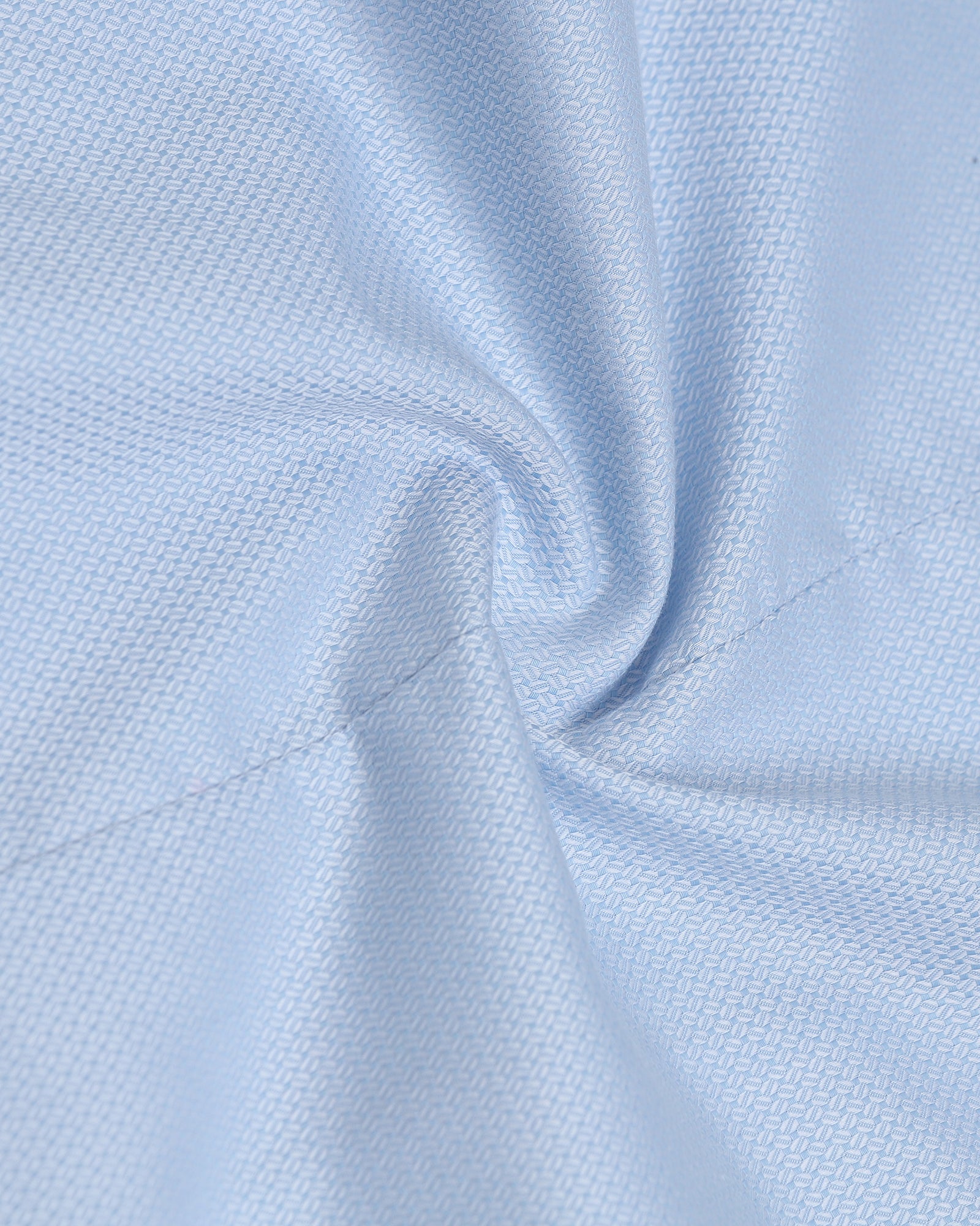 Light Blue Textured Shirt - Maky