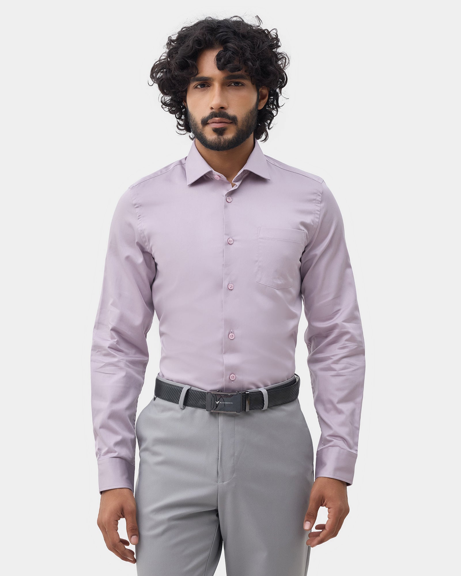 Lilac Solid Shirt - Alaska