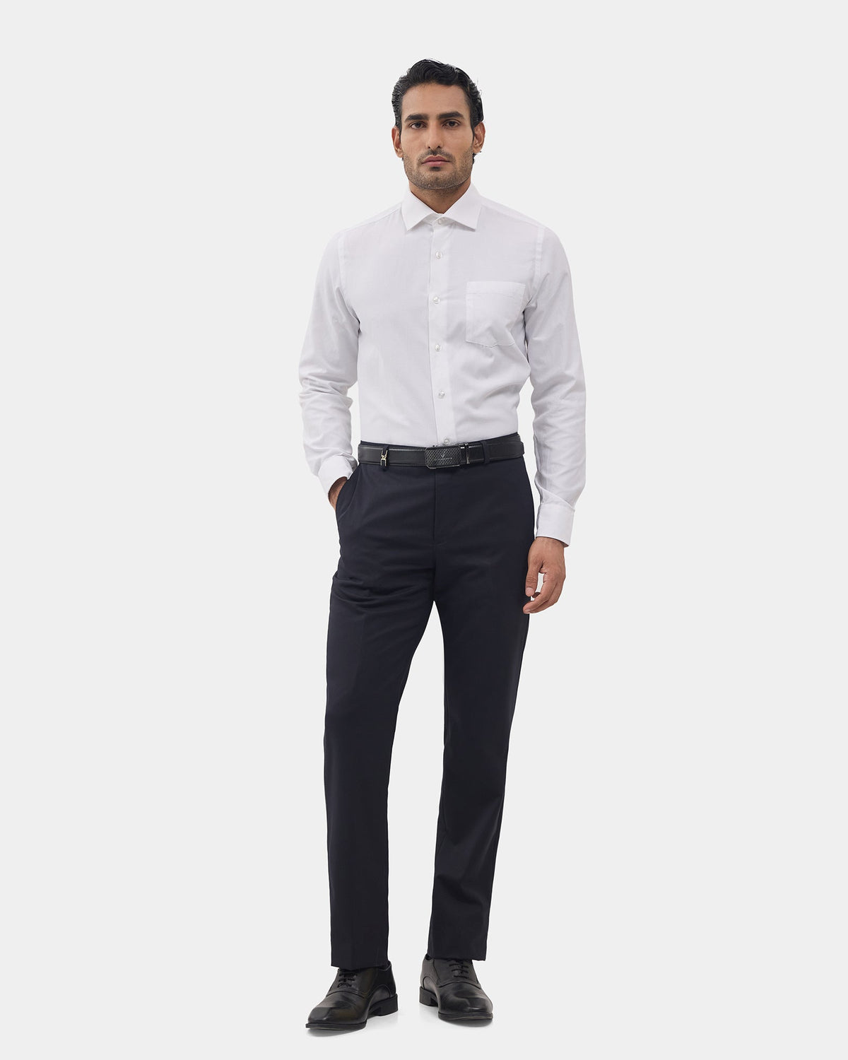 Navy Luxe Texturedd Trouser - Chopard