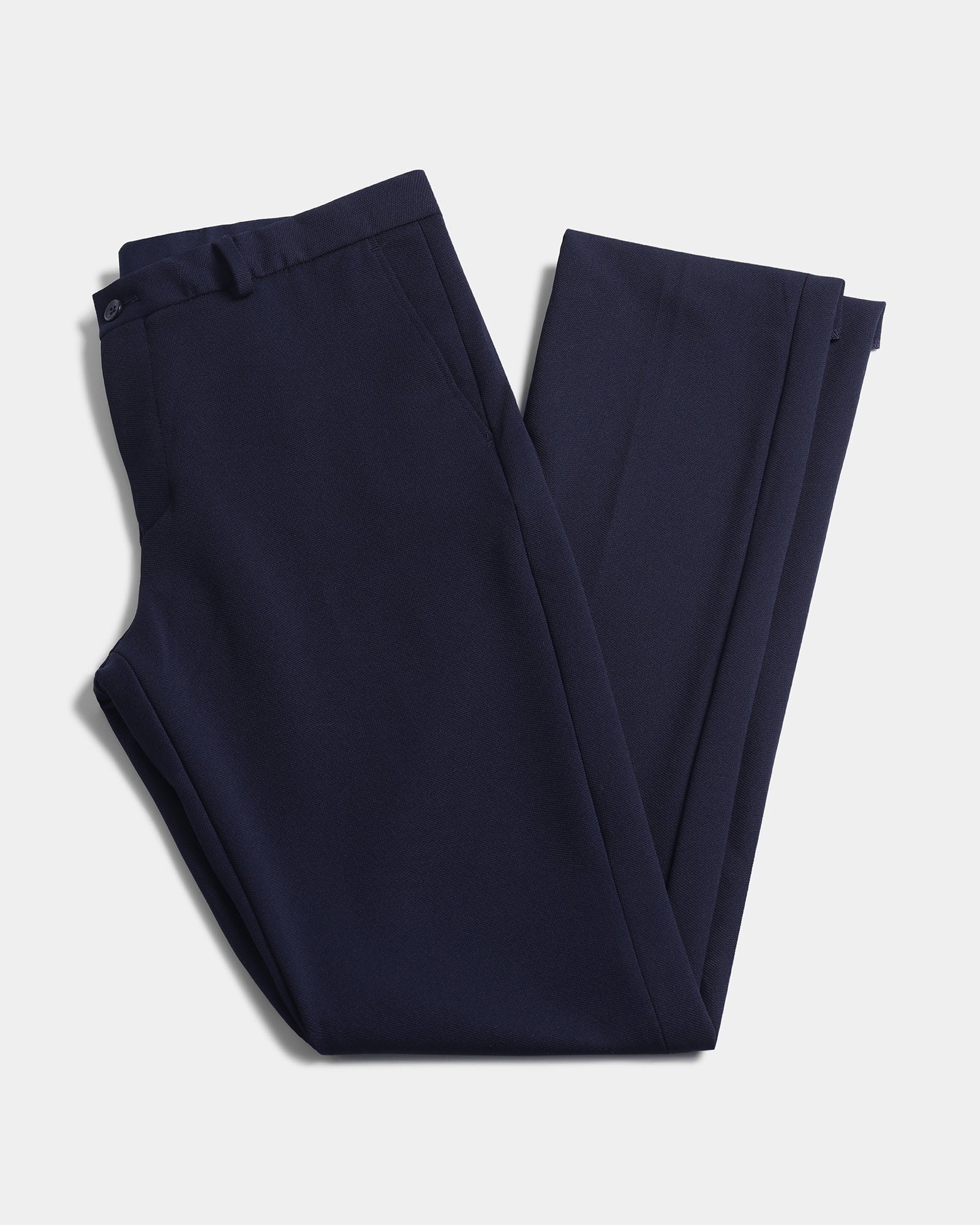 Navy Solid Trouser - Hender