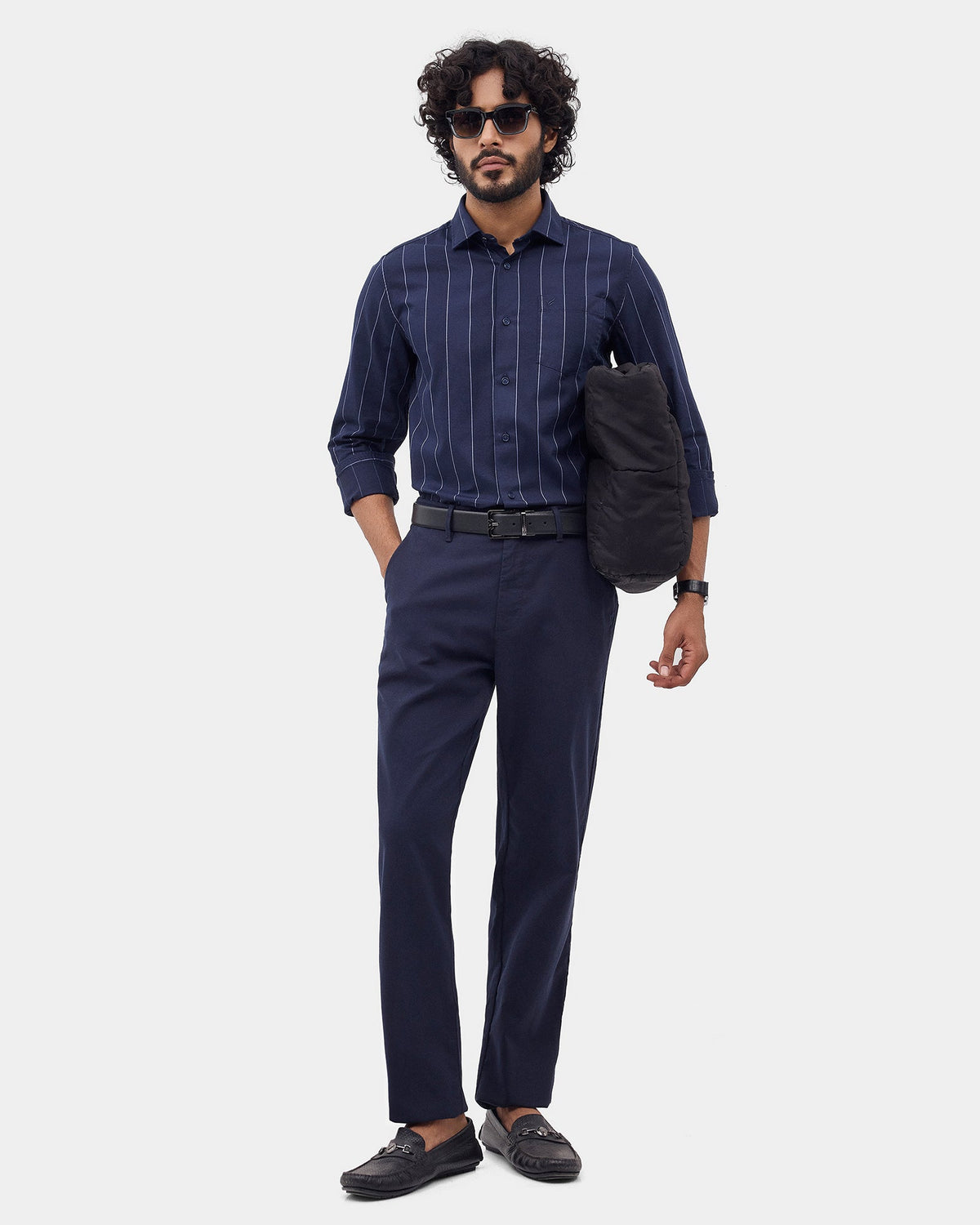 Navy Stripe Shirt - Xenia