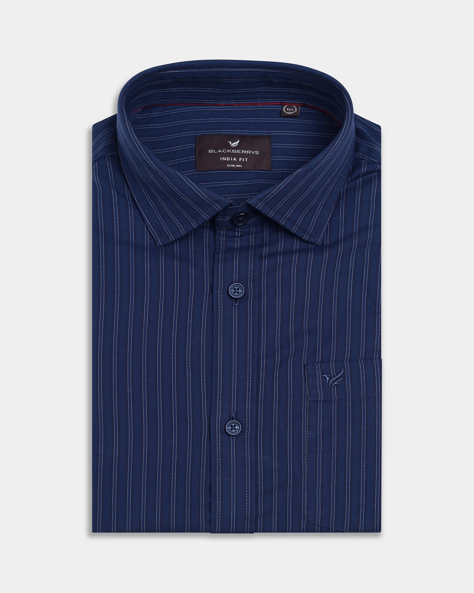 Navy Striped Shirt - Korn