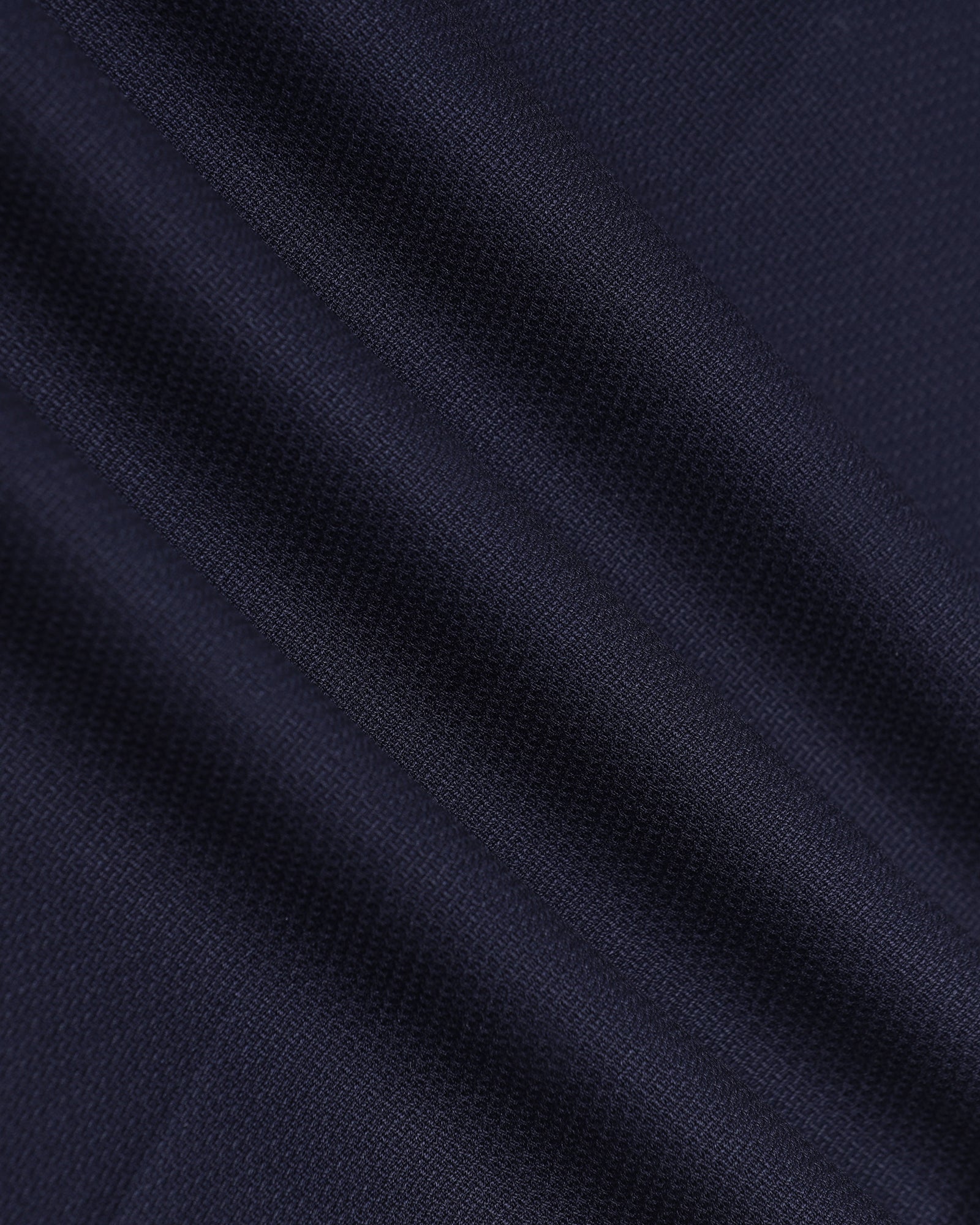 Navy Techno Waist Textured Trouser - Billy