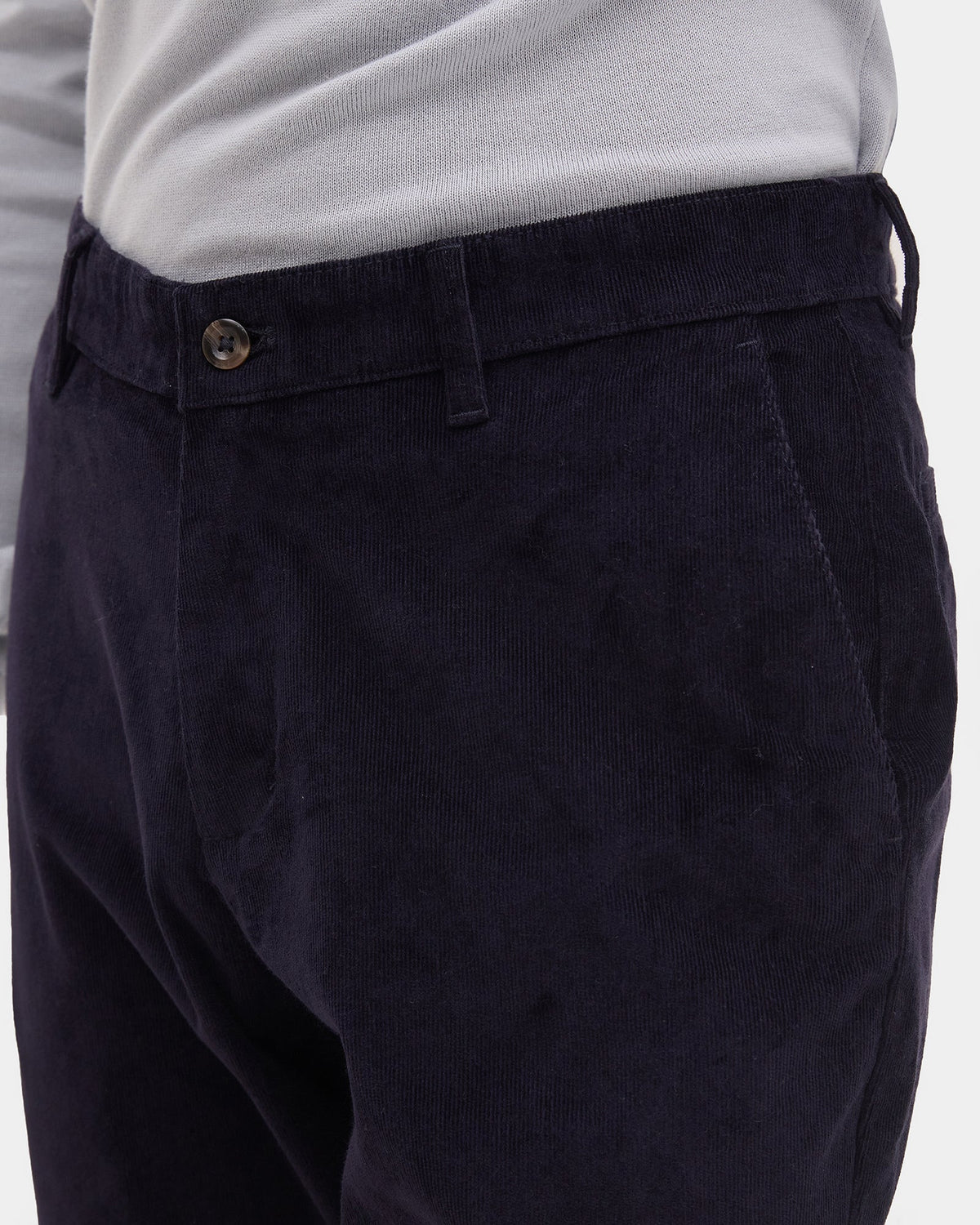 Navy Textured Khakis - Zagros