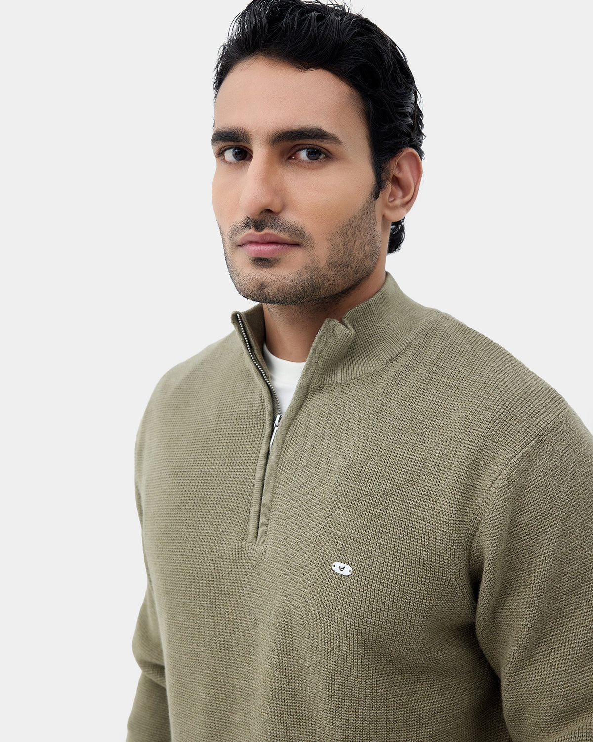 Olive Stripe Sweater - Olive