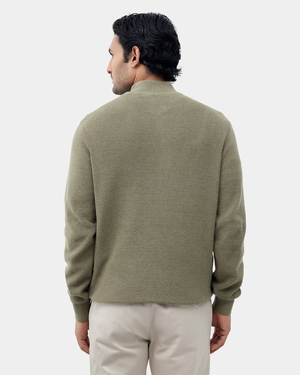 Olive Stripe Sweater - Olive