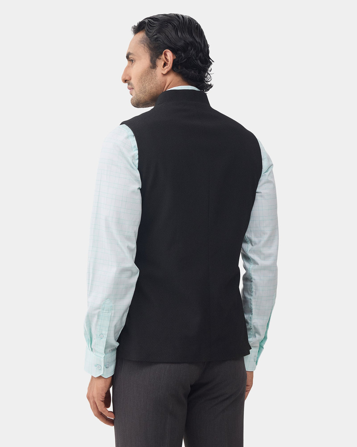 Olive Textured Waistcoat - Expert