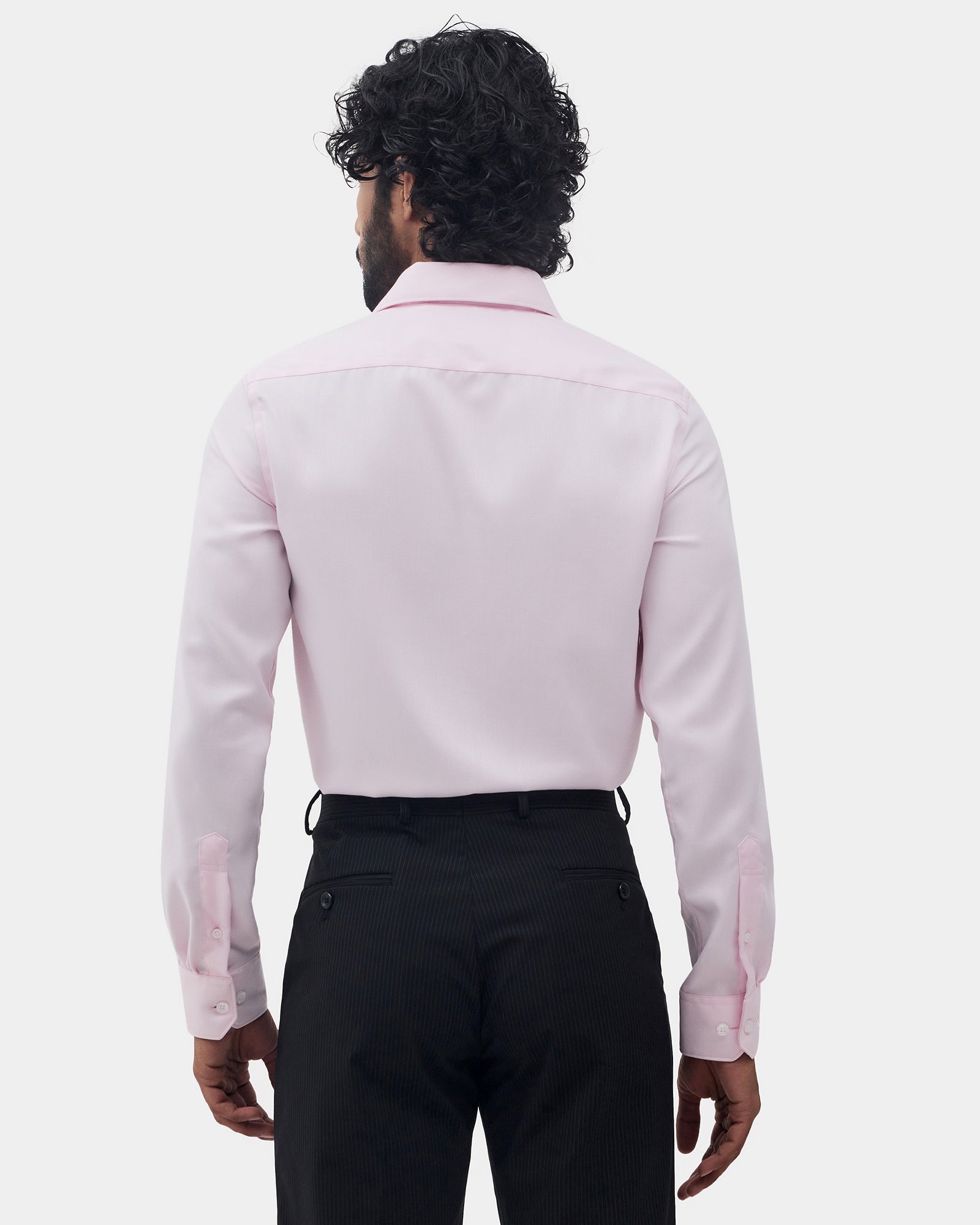 Pink Textured Shirt - Claron