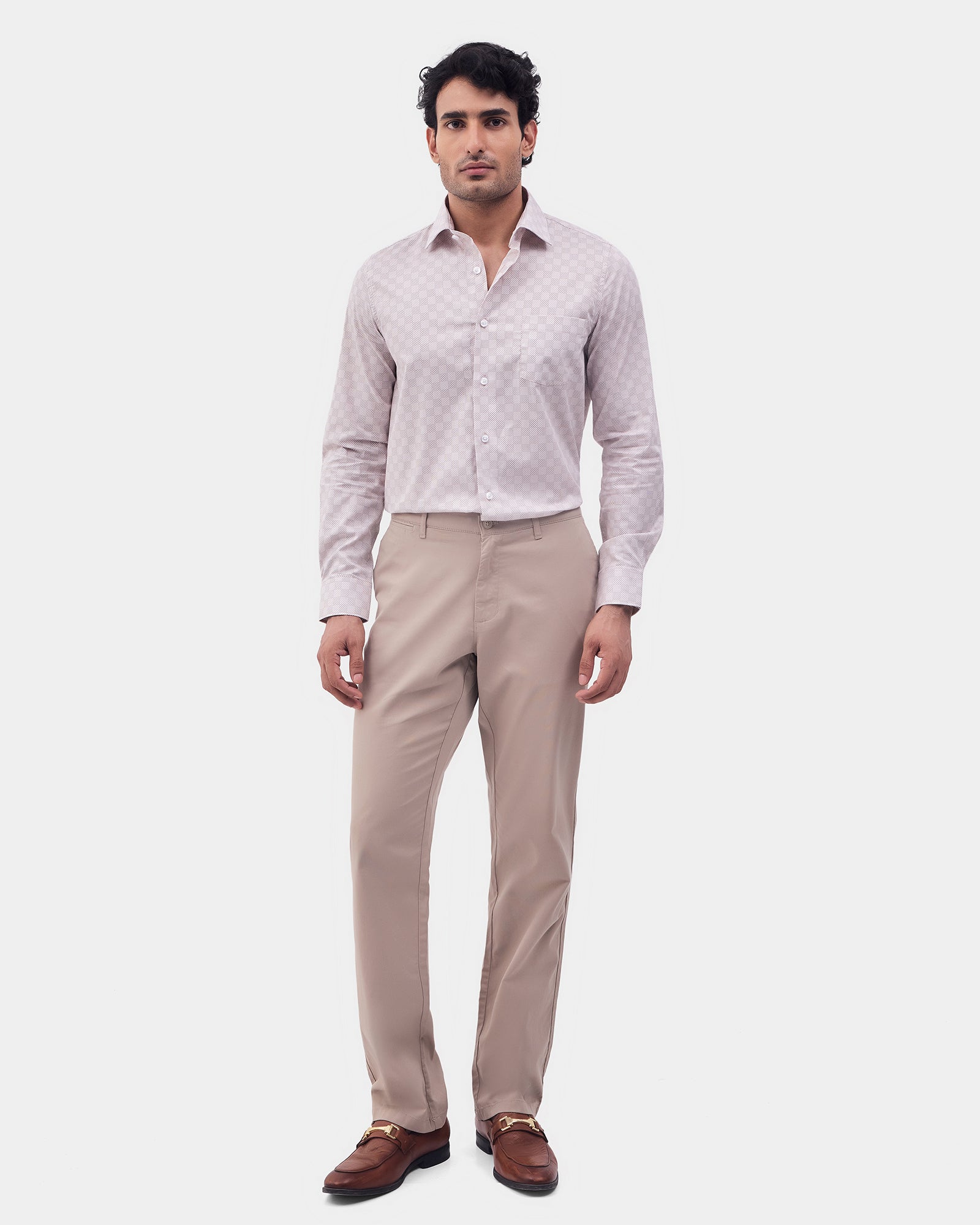 Plum Printed Shirt - Maxima
