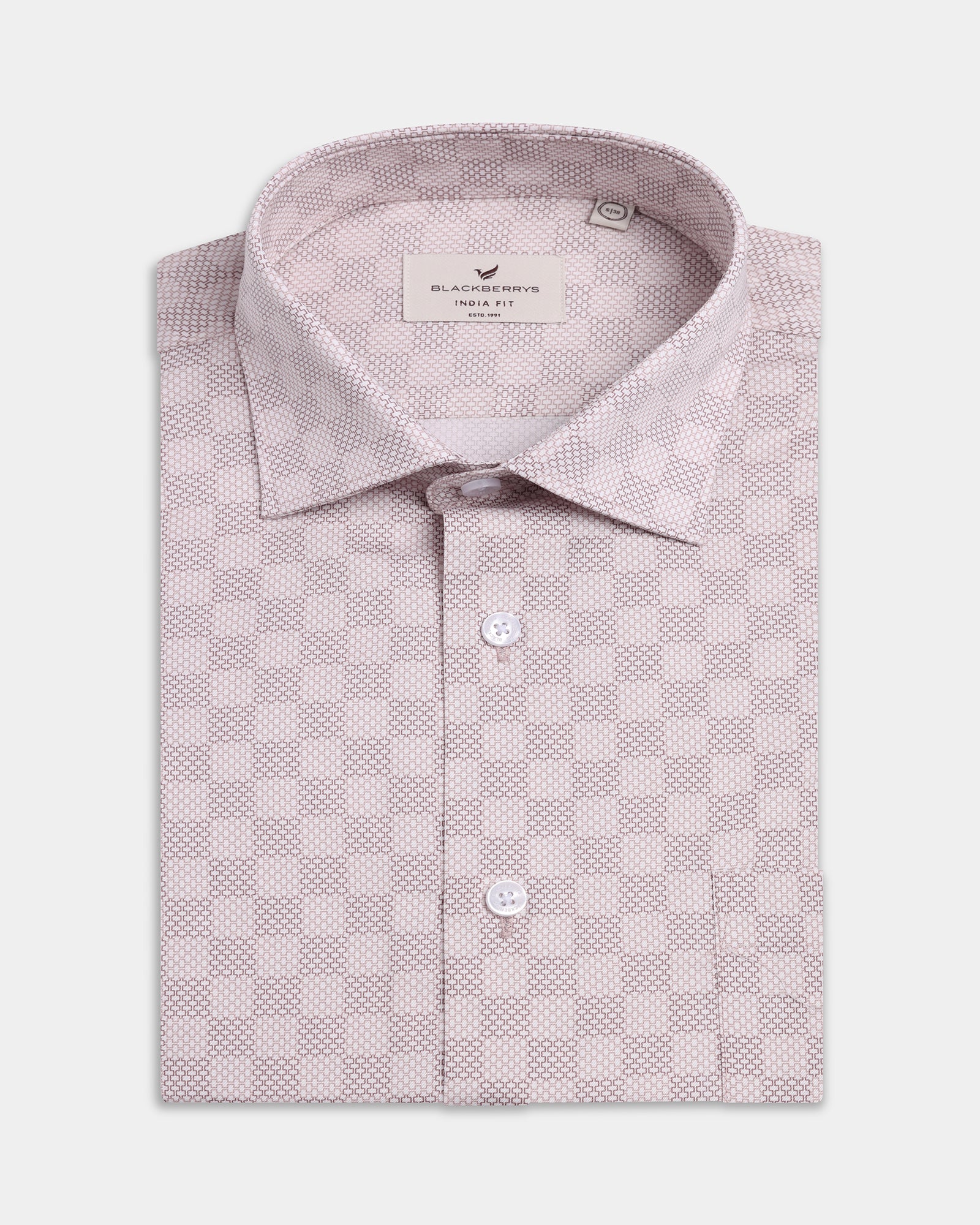 Plum Printed Shirt - Maxima