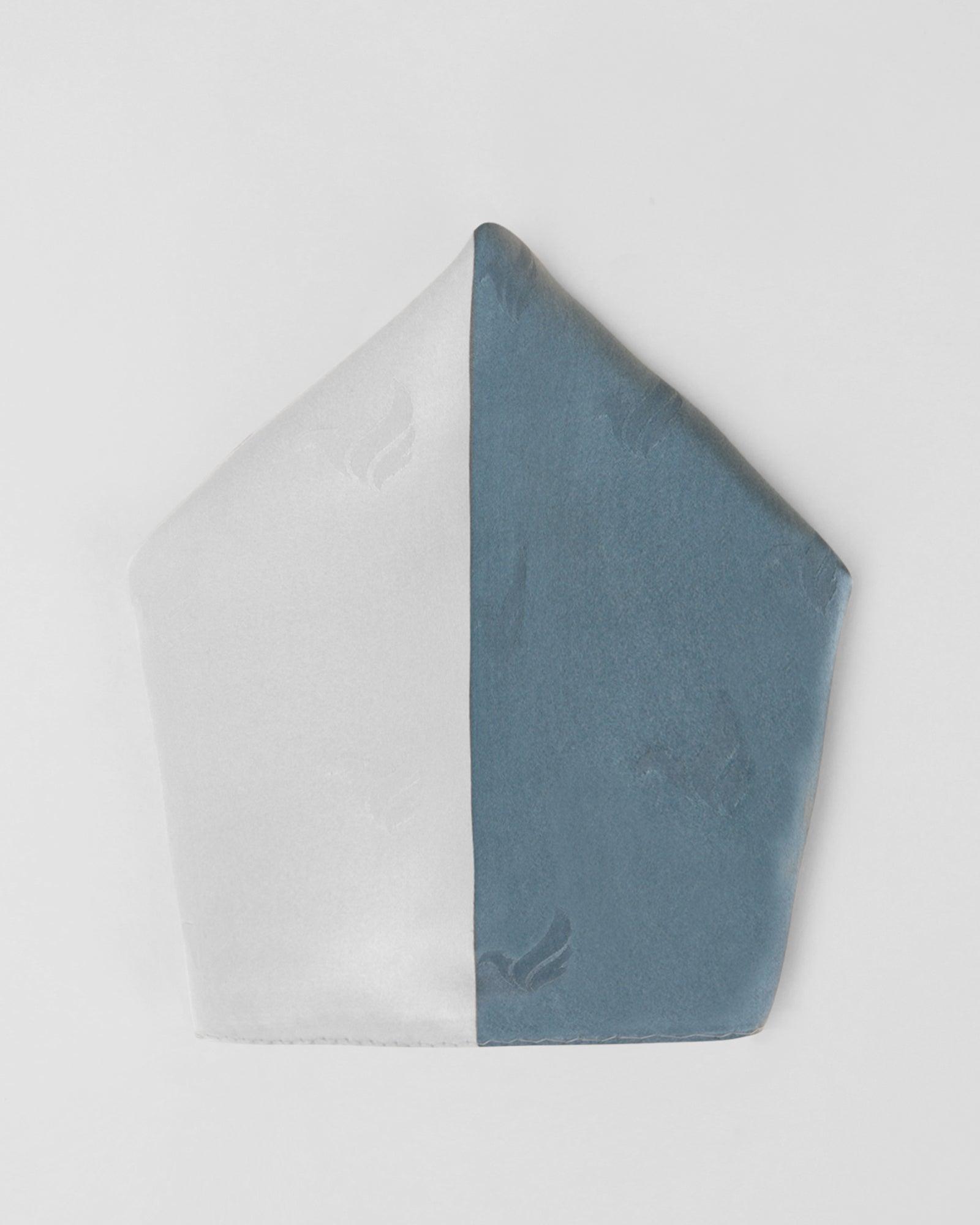 Pocket Square In Black and Grey (New Teddy) - Blackberrys