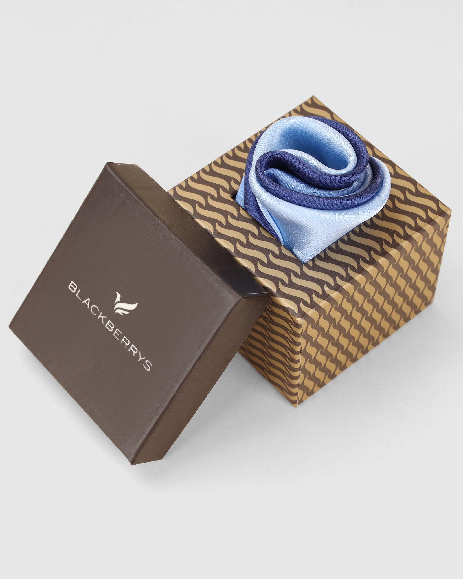 Pocket Square In Blue (New Teddy) - Blackberrys