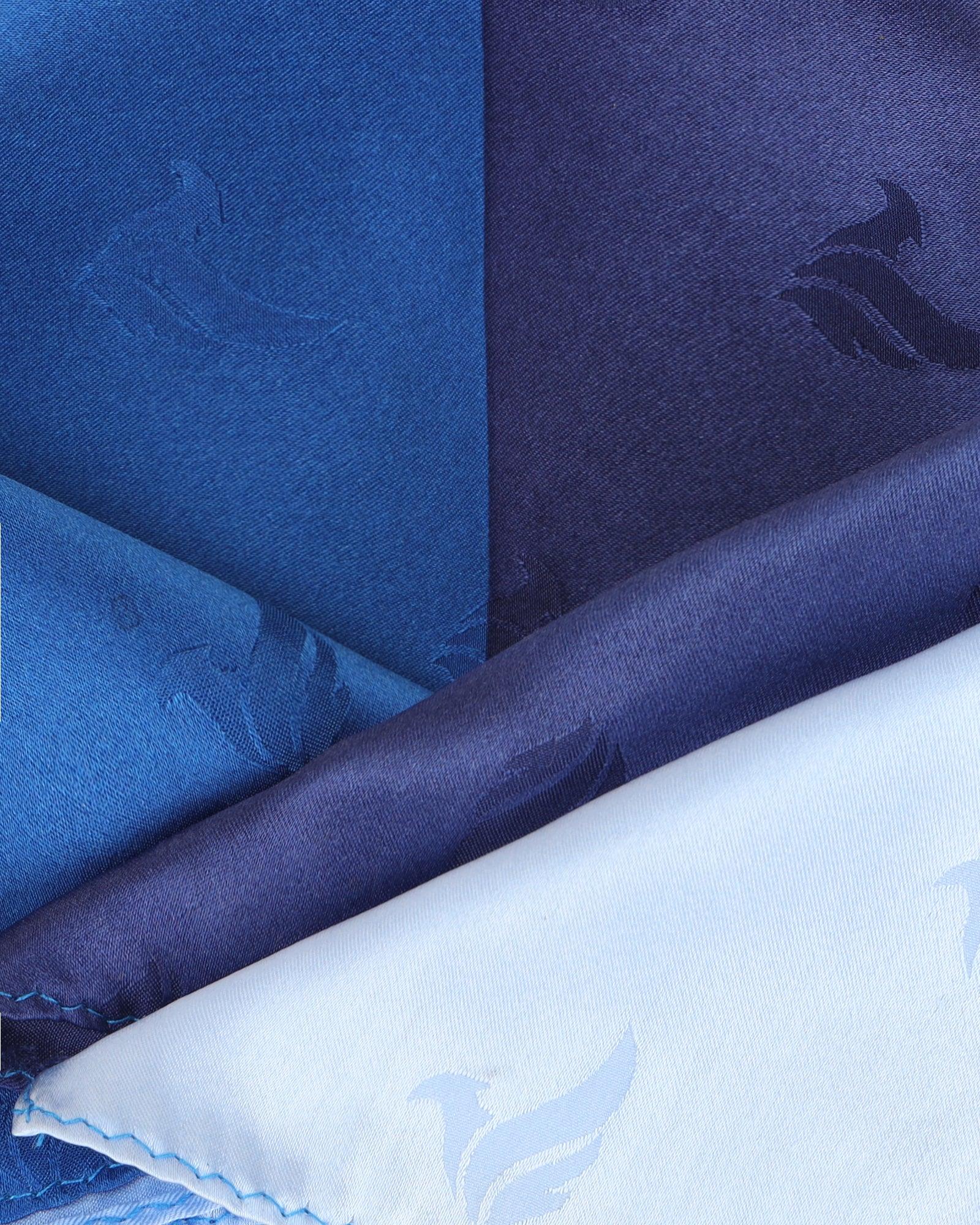 Pocket Square In Blue (New Teddy) - Blackberrys