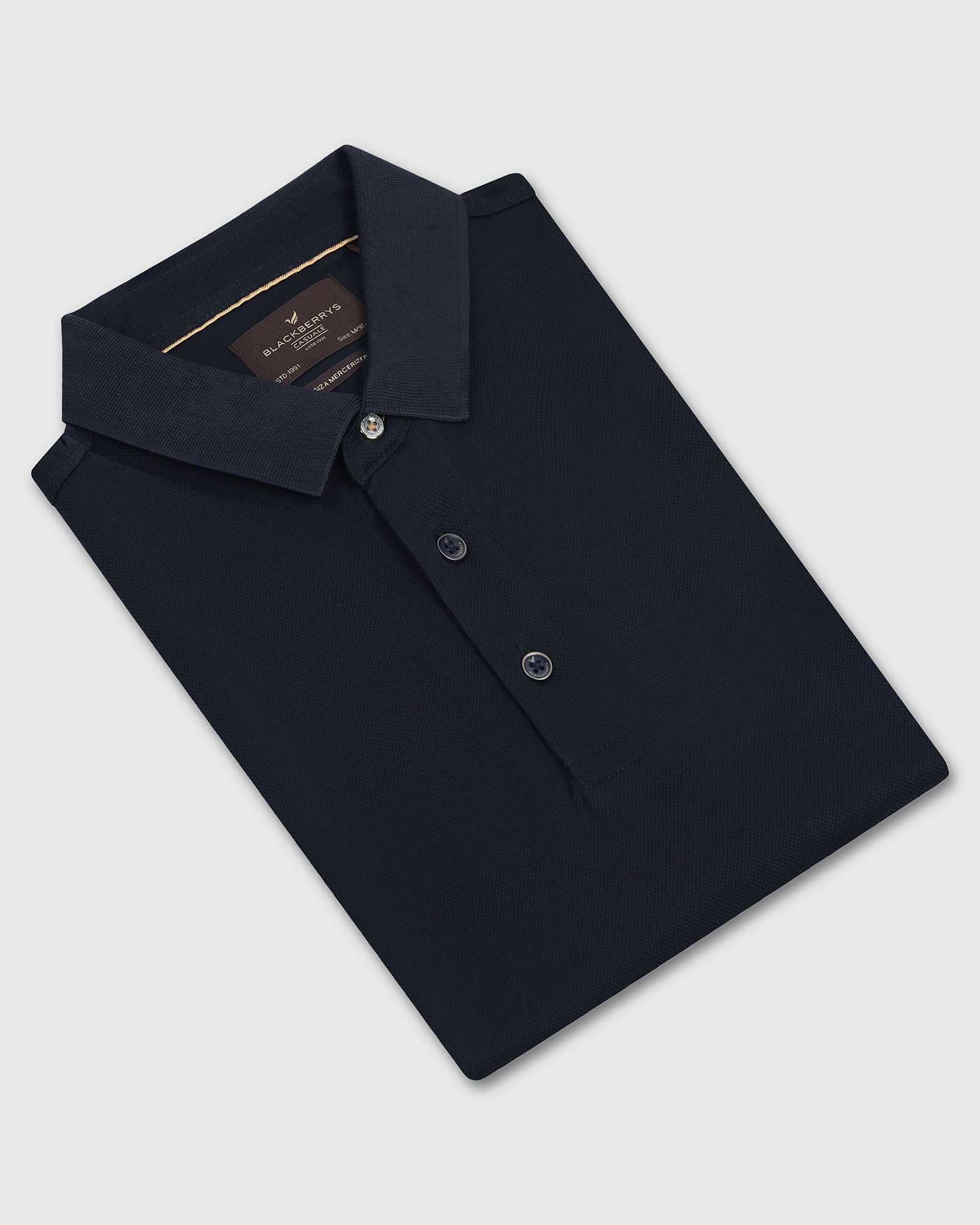 Polo Dark Navy Stripe T-Shirt - Zeta