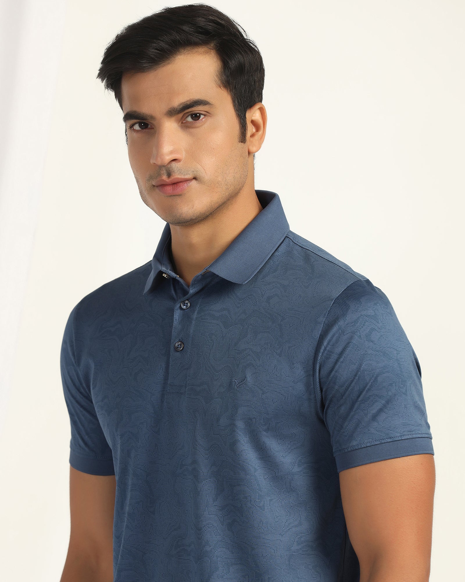 Polo Navy Printed T-Shirt - Trip