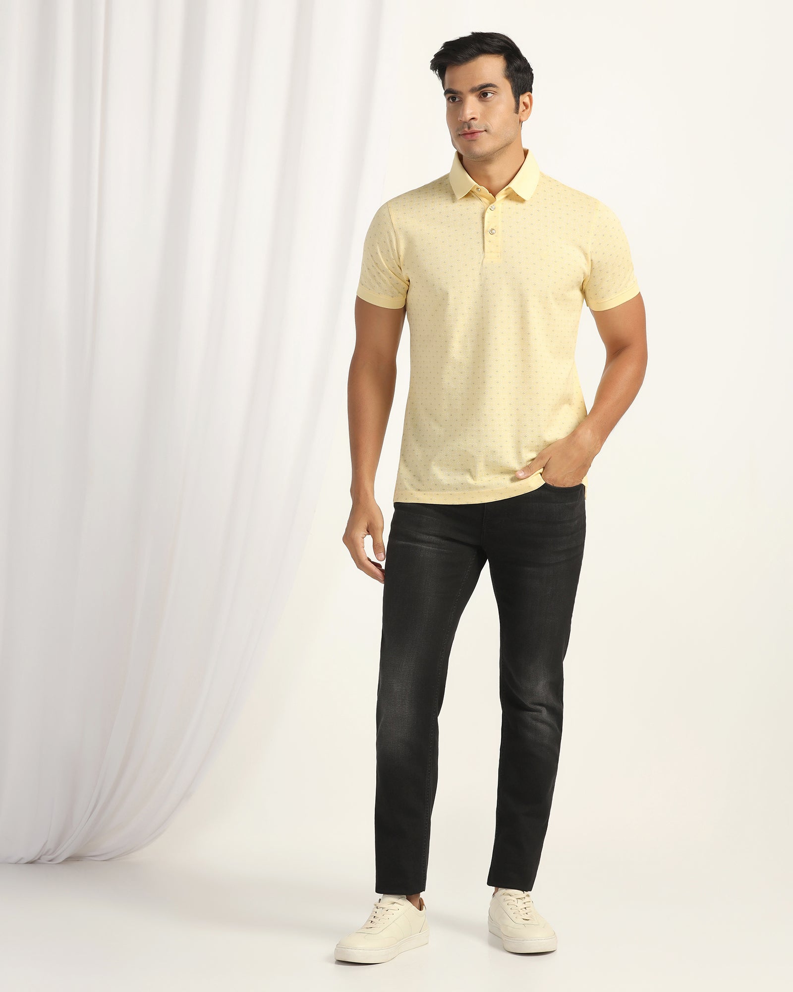 Polo Yellow Printed T-Shirt - Henry