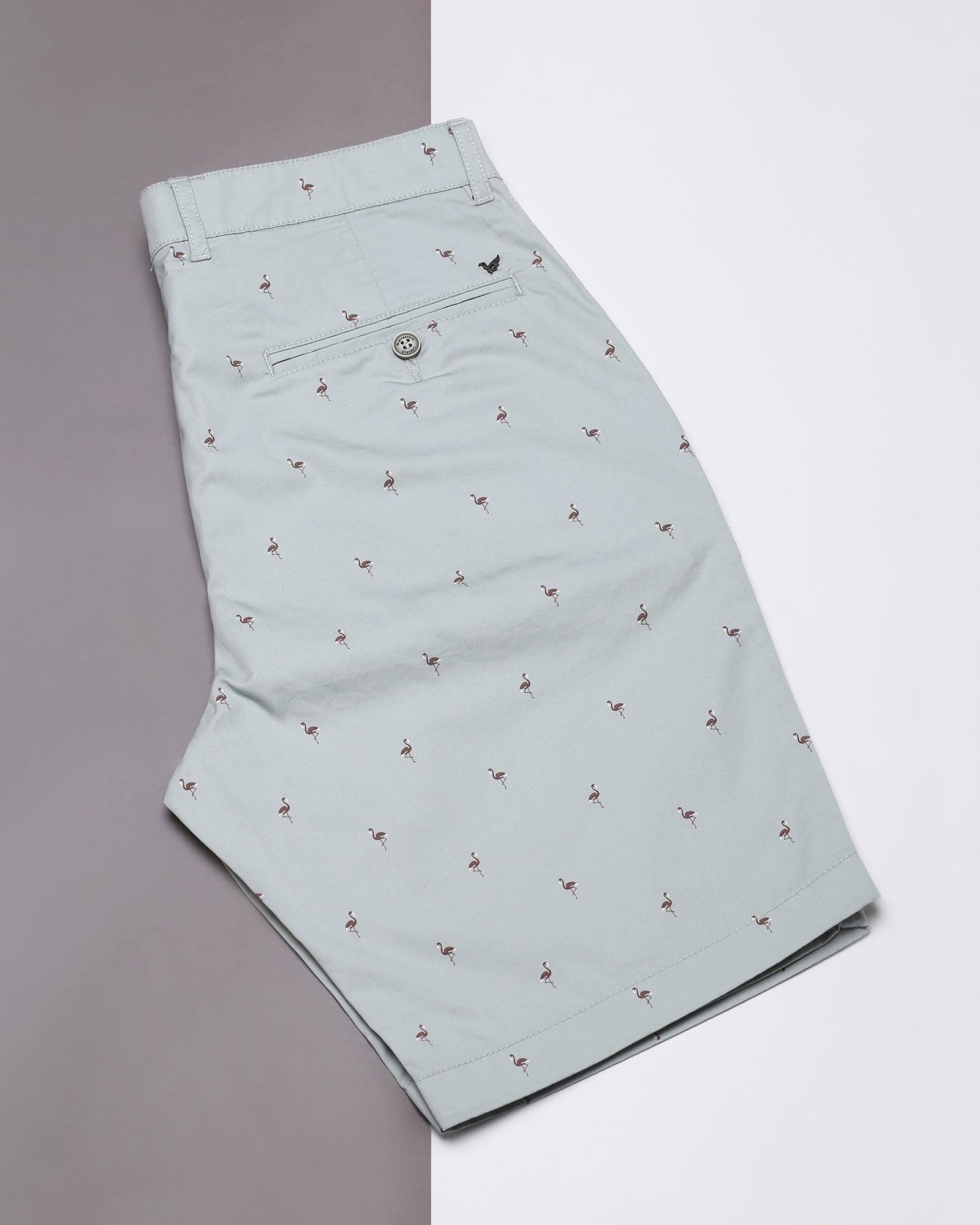 Check Casual Shorts In Pistachio Green (Parker) - Blackberrys