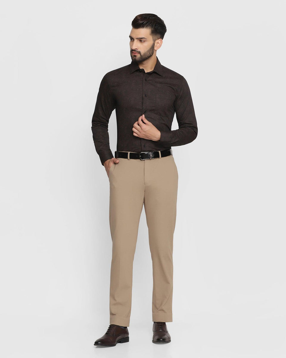 light brown shirt matching pant