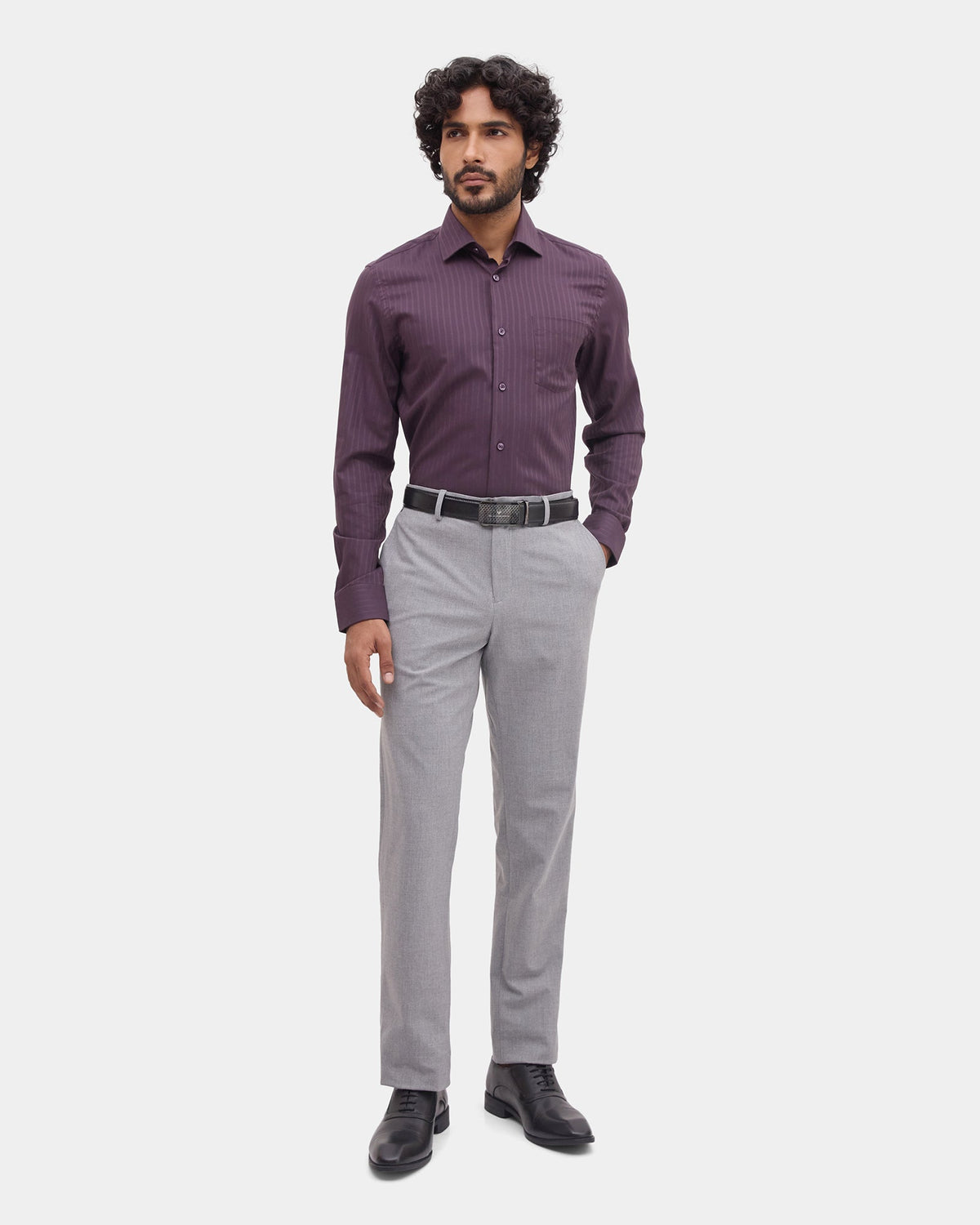 Purple Stripe Shirt - Celcius