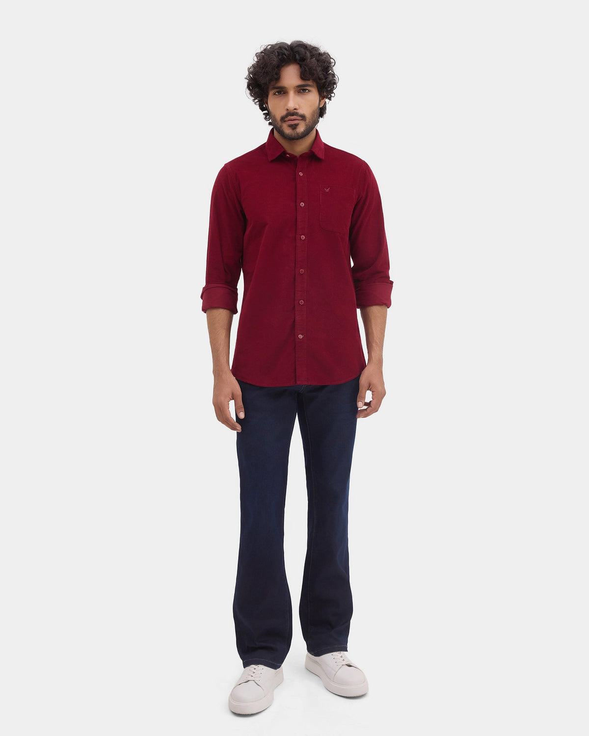 Red Corduroy Shirt - Ducord