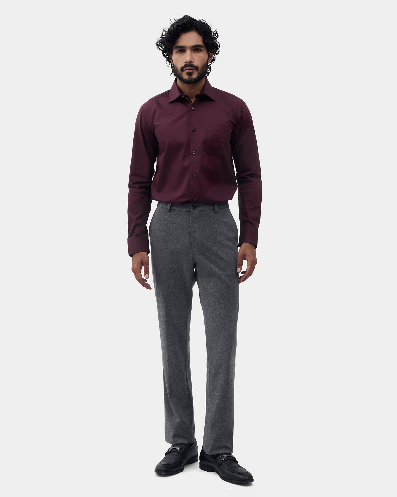 Red Solid Shirt - Drex