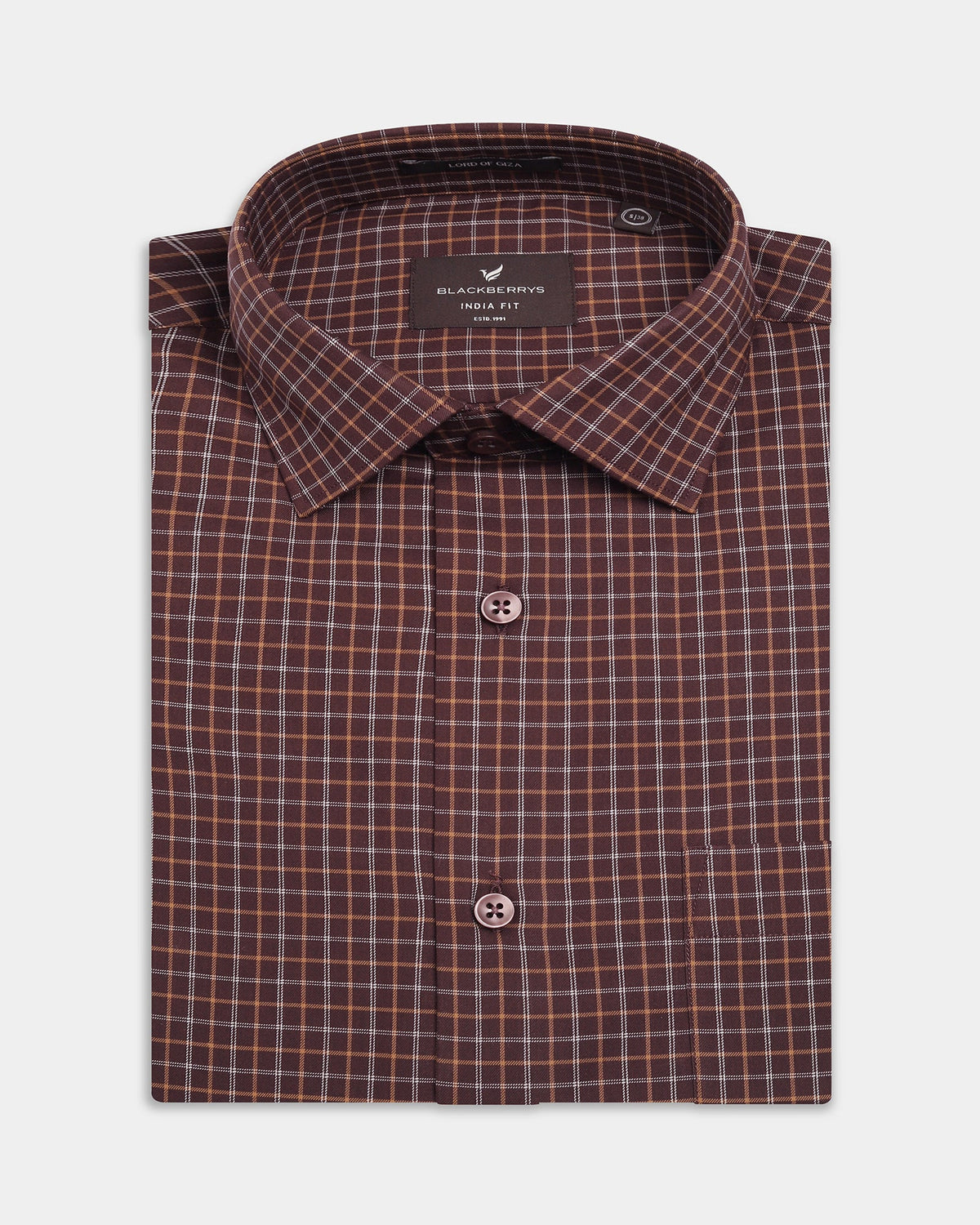 Rust Check Shirt - Lorin