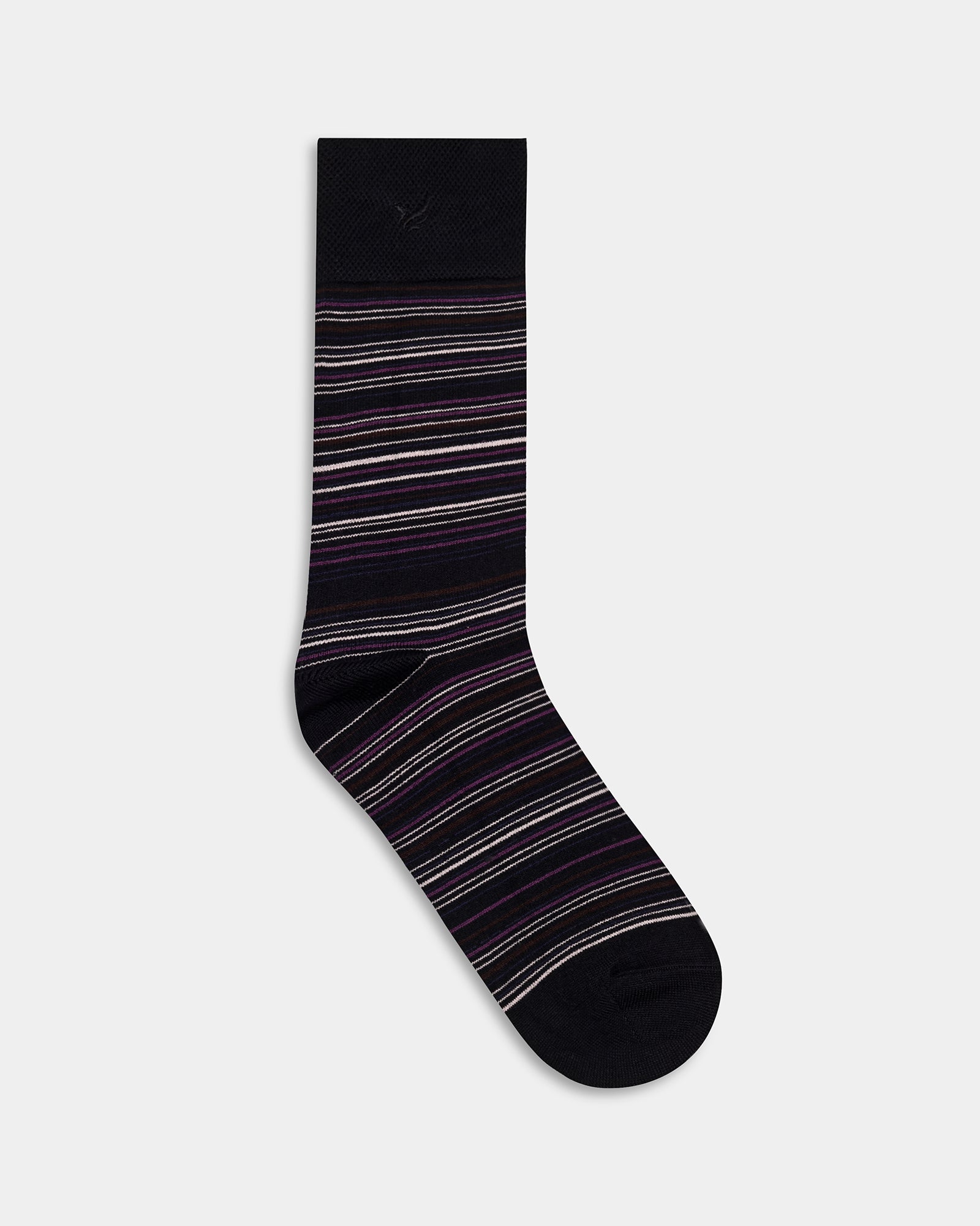 Mercerised Cotton Crew Length Socks Pack of 3 - Blaze