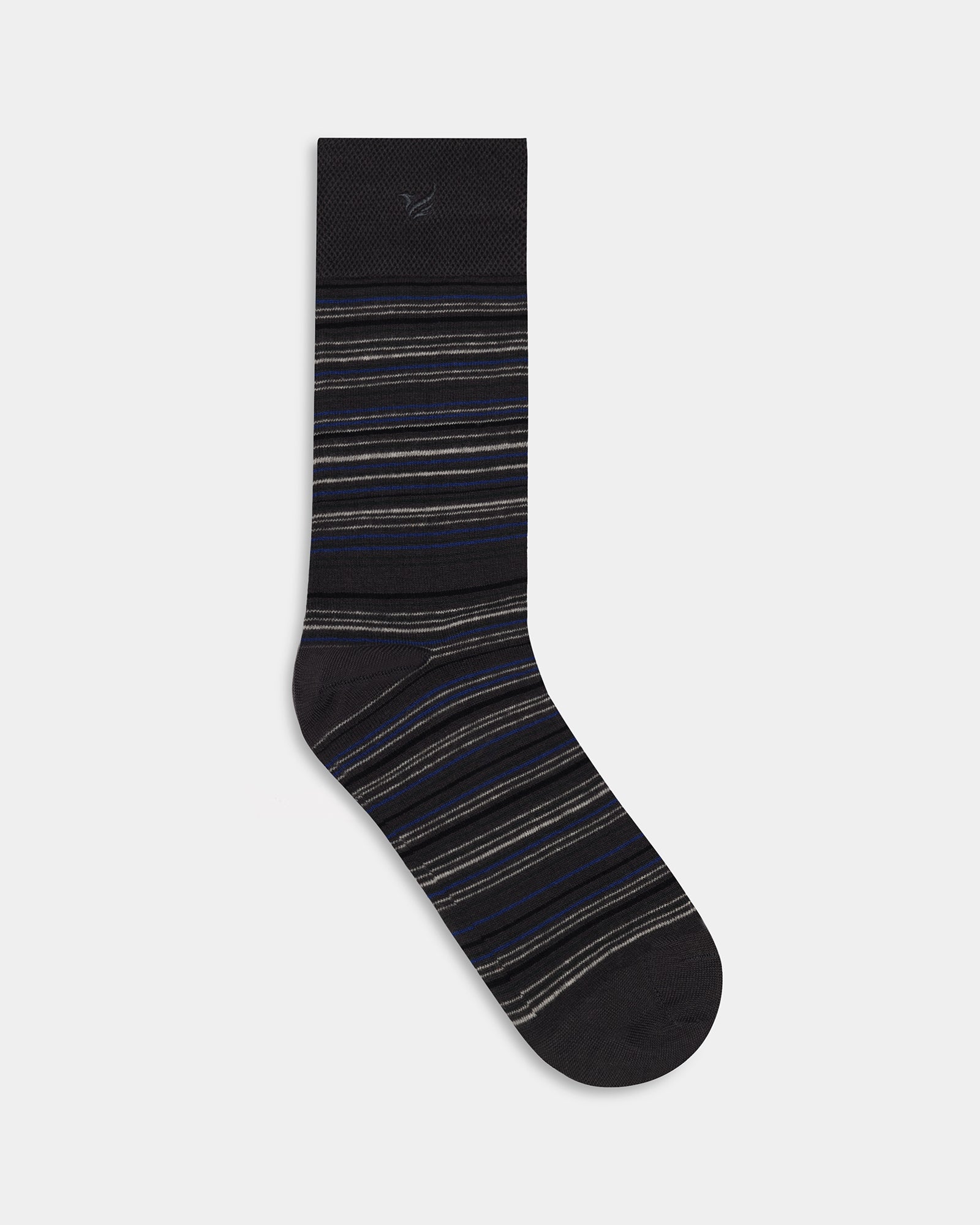Mercerised Cotton Crew Length Socks Pack of 3 - Blaze