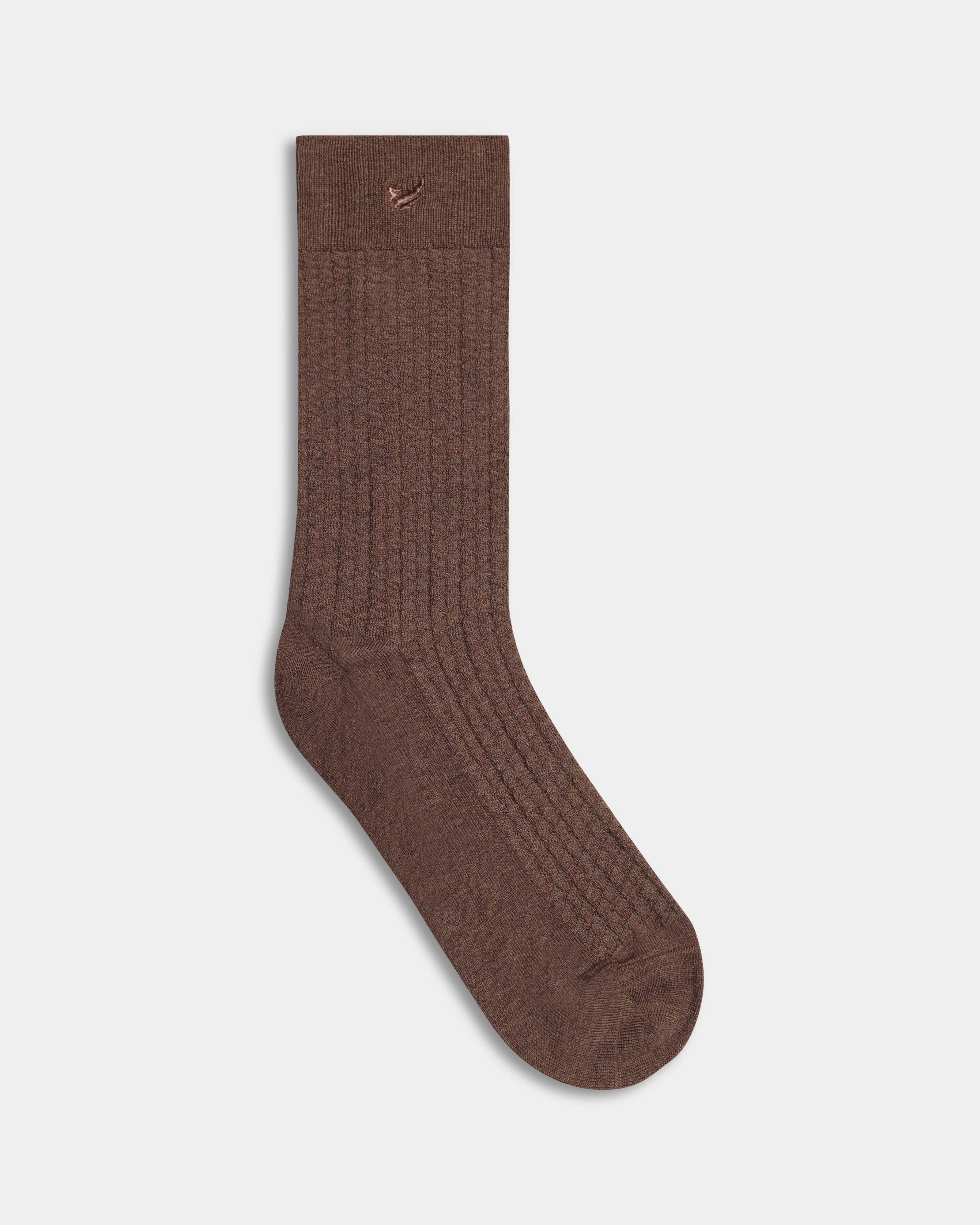 Mercerised Cotton Crew Length Socks Pack of 3 - Boris