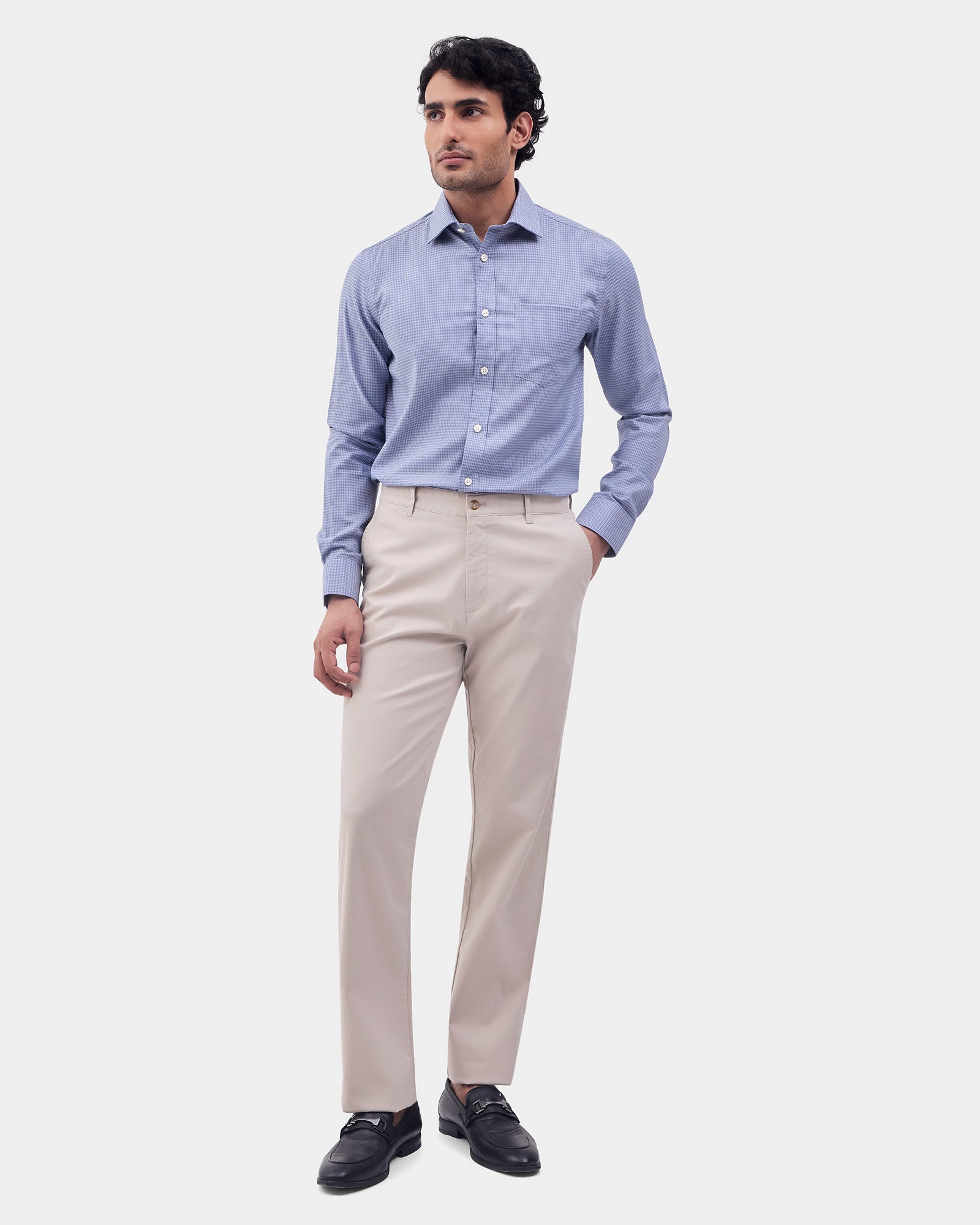 Stone Textured Khakis - Kary
