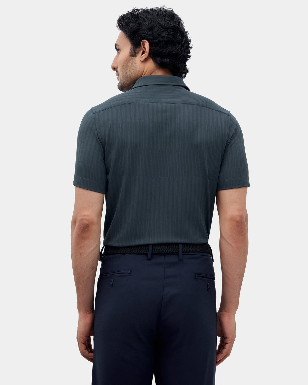Teal Stripe Shirt - Infinix