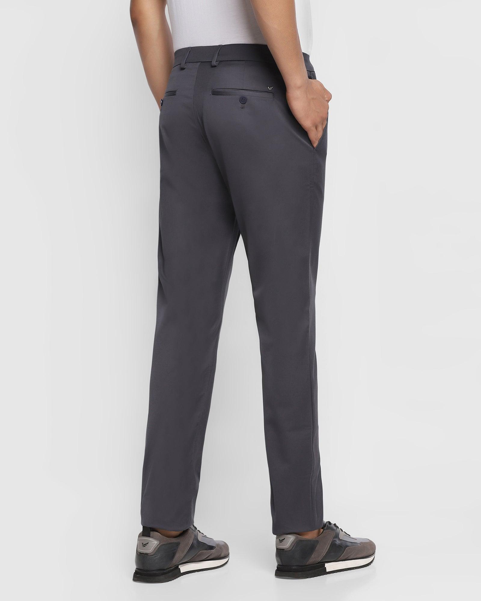 TechPro Solid Casual Khakis In Dark Grey B-95 (Nord) - Blackberrys