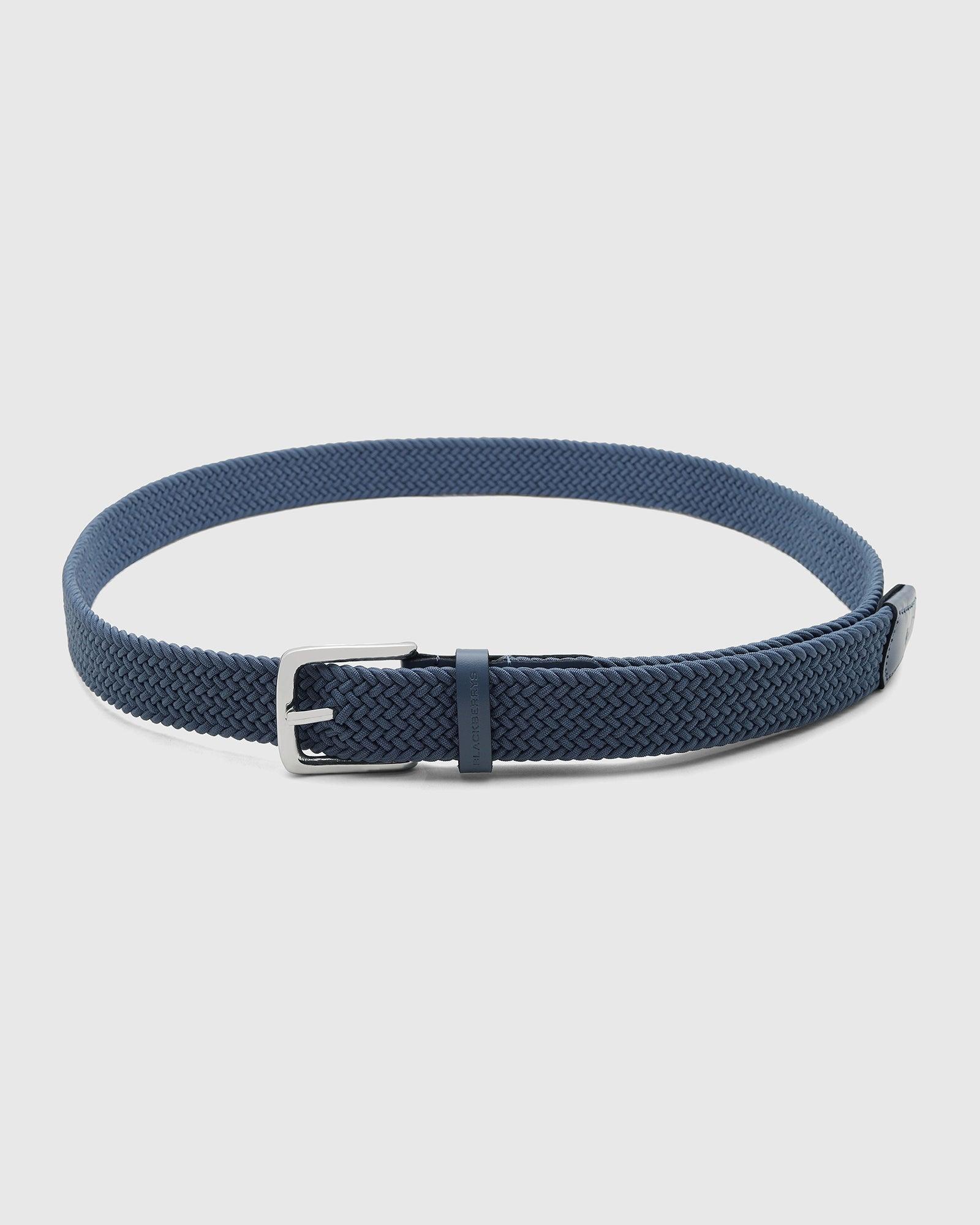 TechPro Textured Elastic Belt In Blue (Salyer) - Blackberrys