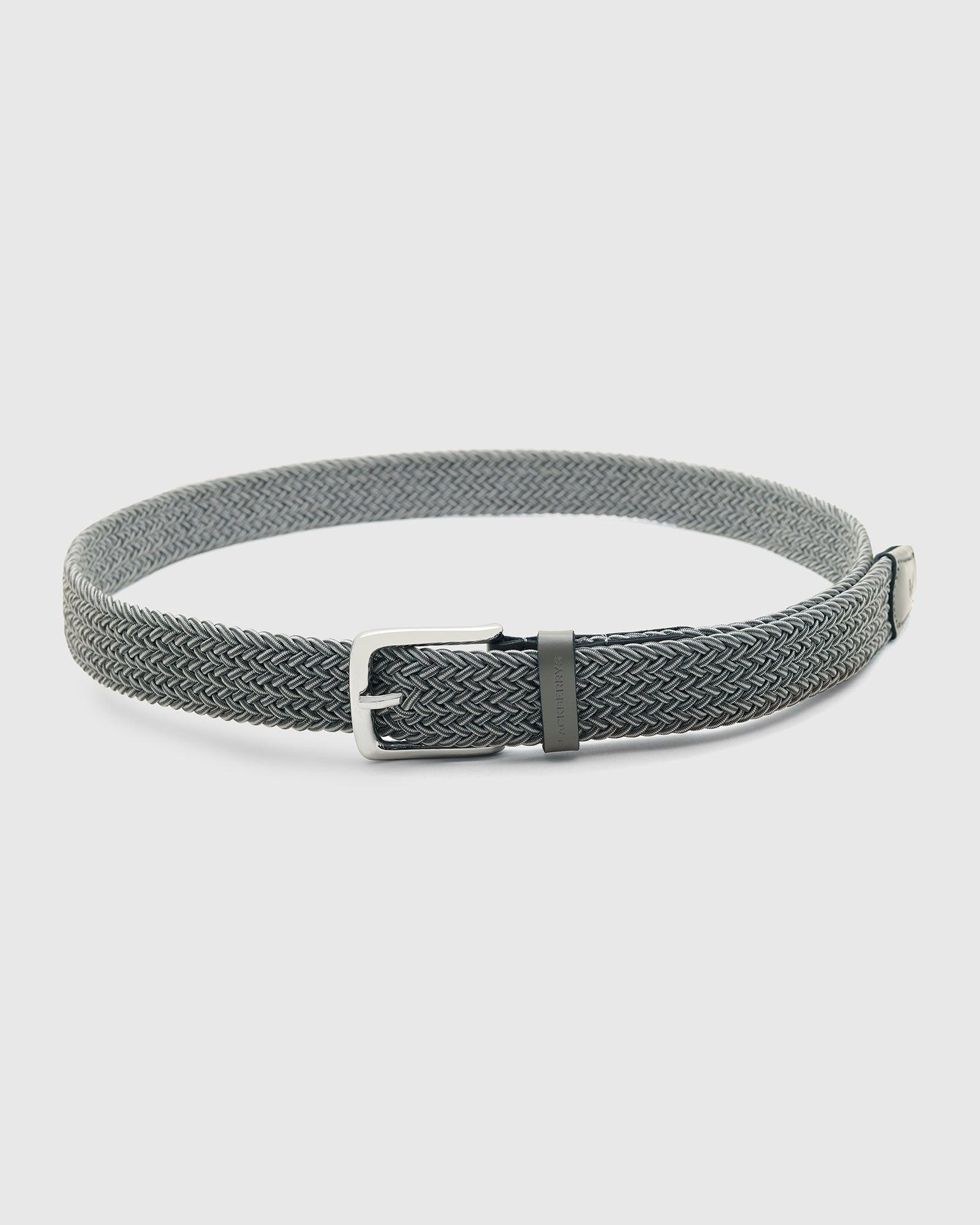 TechPro Textured Elastic Belt In Grey (Salyer) - Blackberrys
