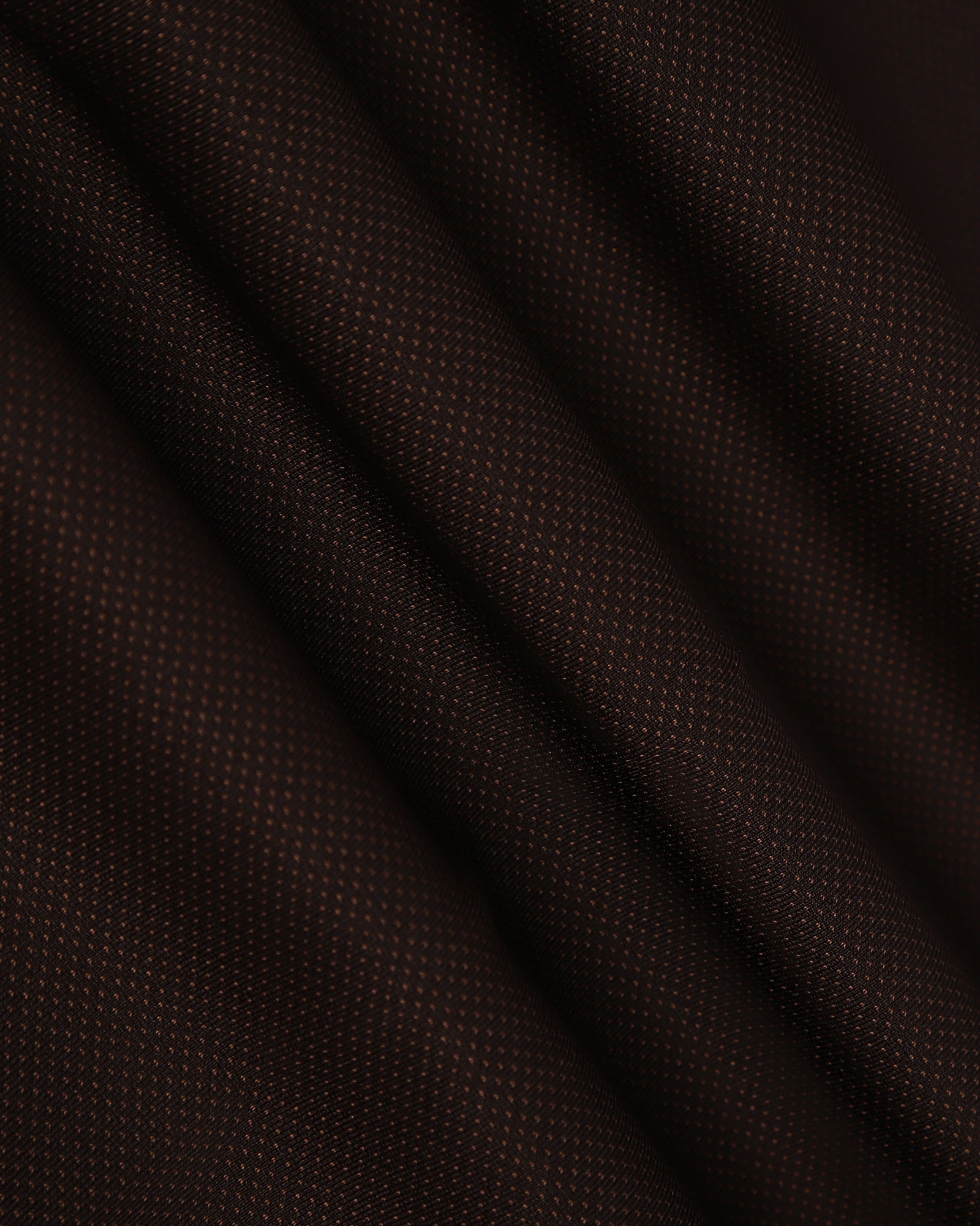 TechPro Slim Fit B-91 Formal Dark Brown Textured Trouser - Meteor