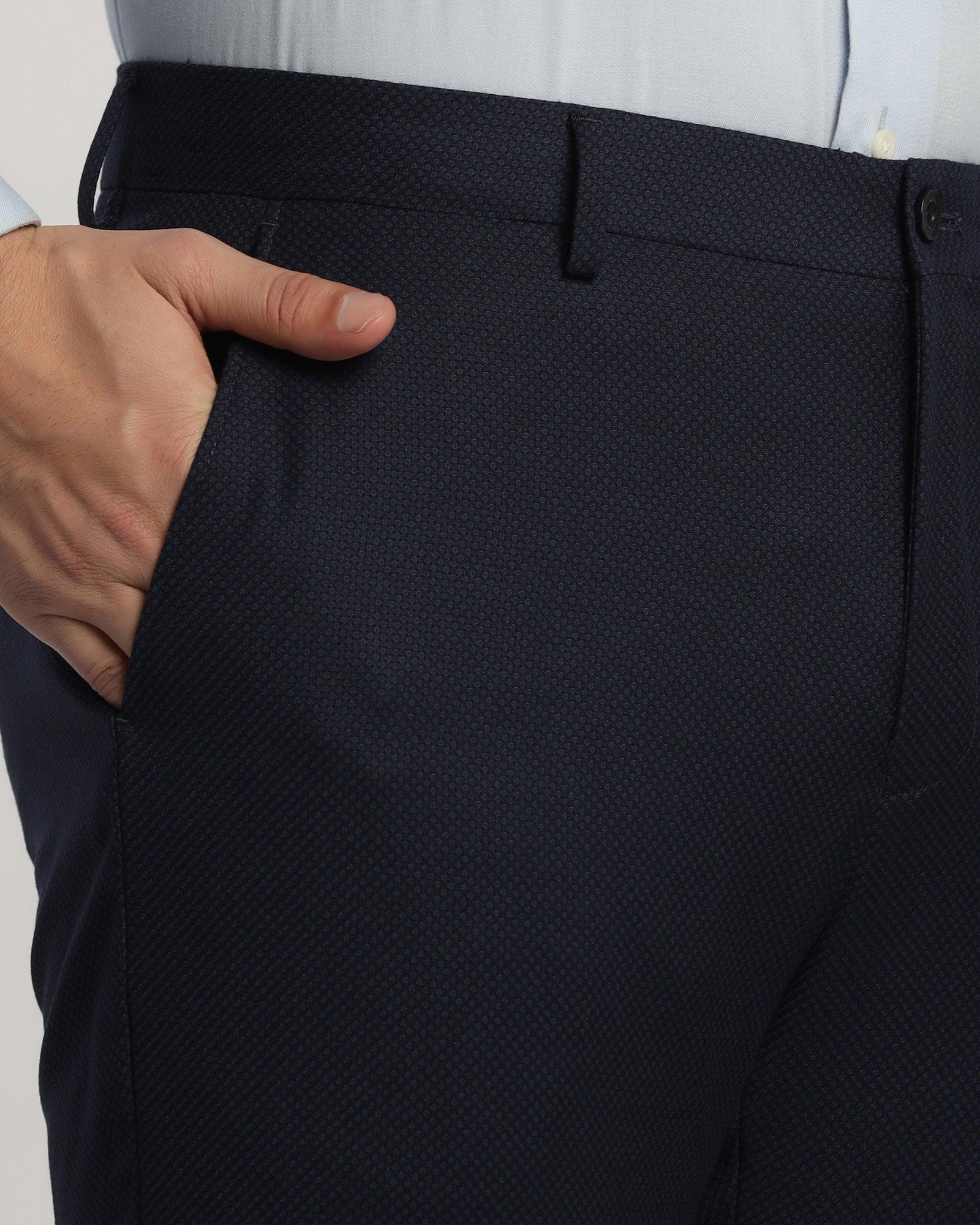 Textured 3 Pcs Suit In Royal Blue (Rolfe) - Blackberrys