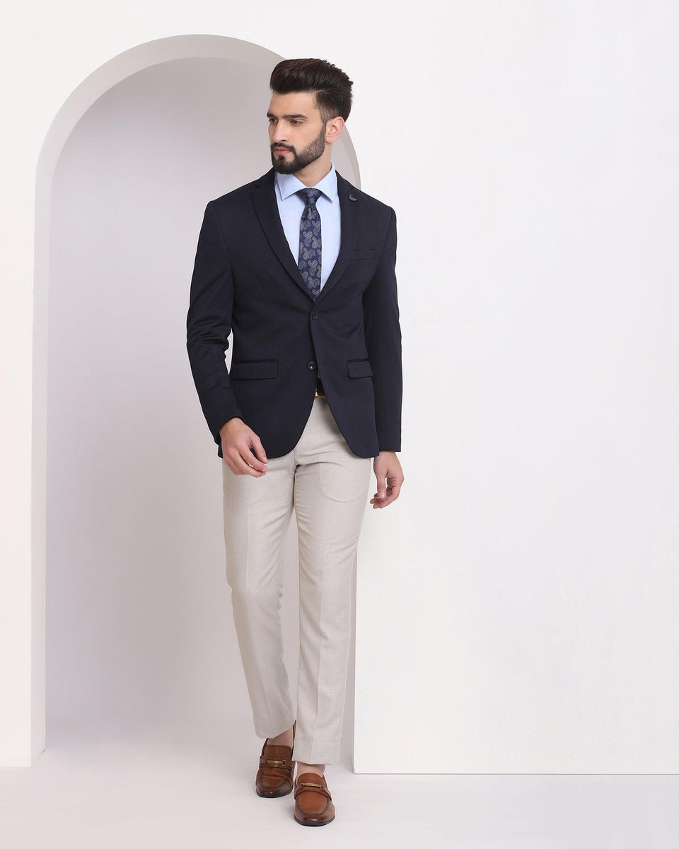 Navy blue formal blazer new arrivals