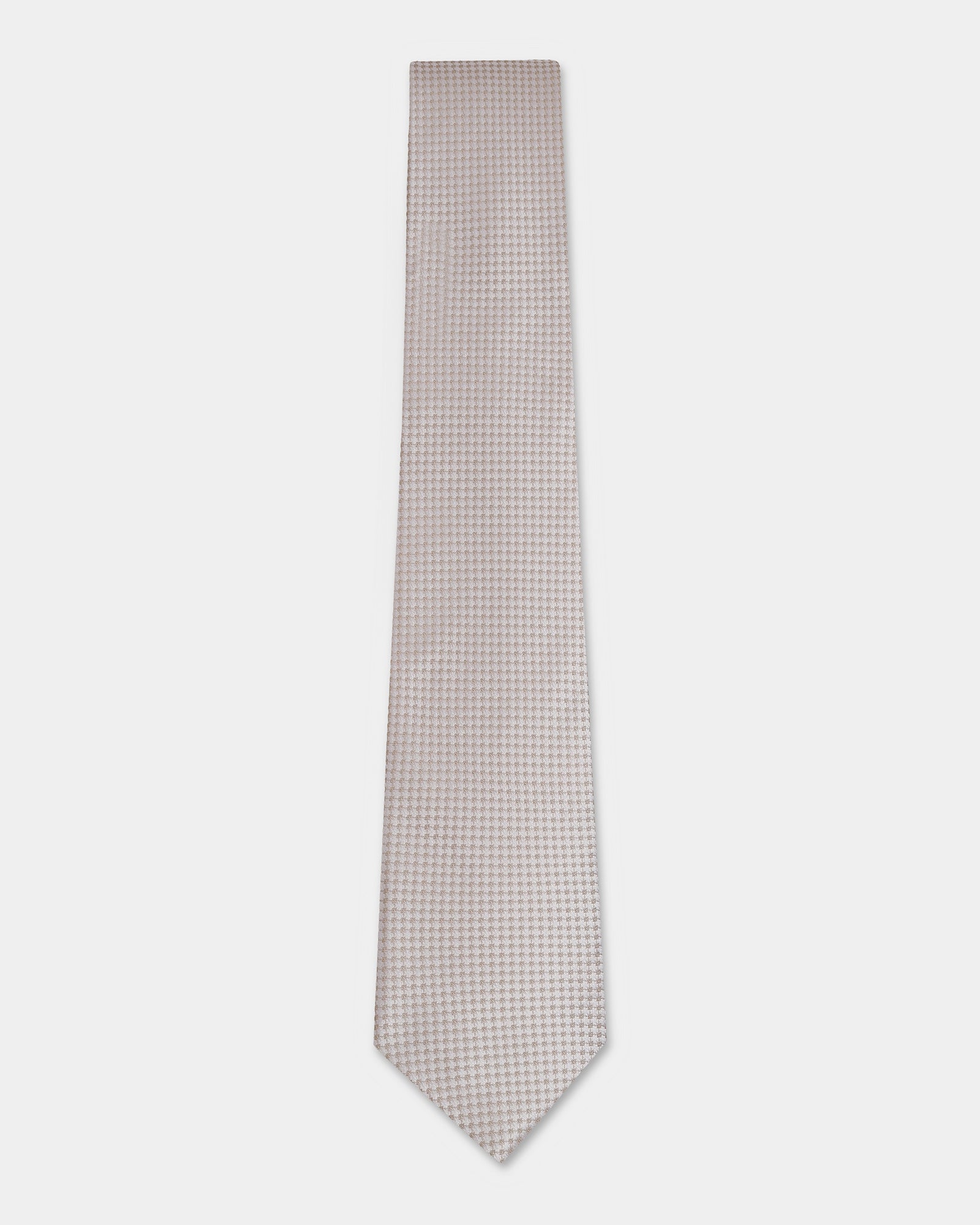 Beige Printed Tie - Brook