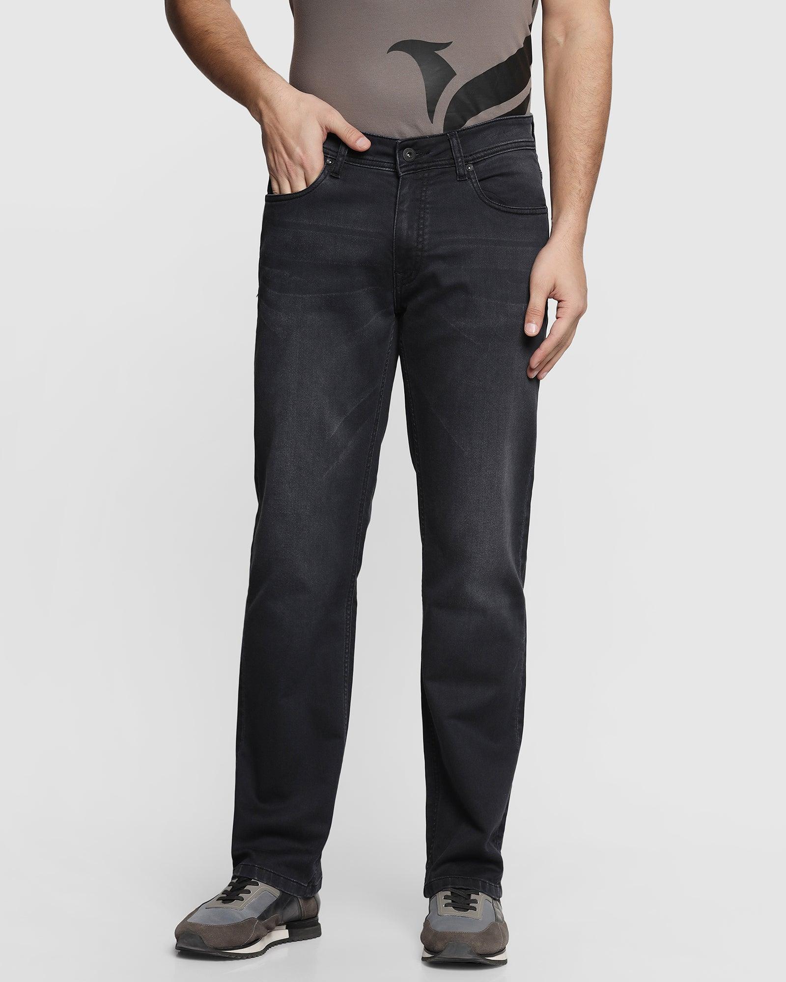 Ultrasoft Straight Comfort Duke Fit Black Jeans - Nash