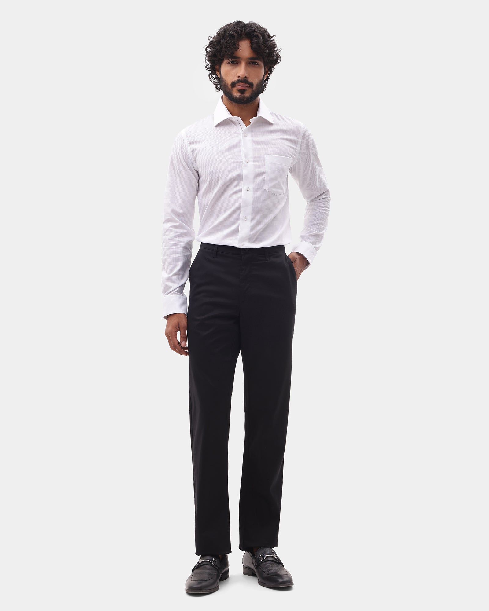 White Textured Shirt - Stilon