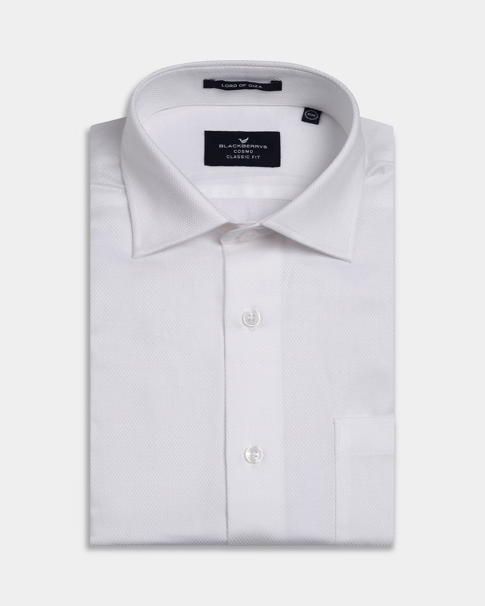 White Solid Shirt - Fair