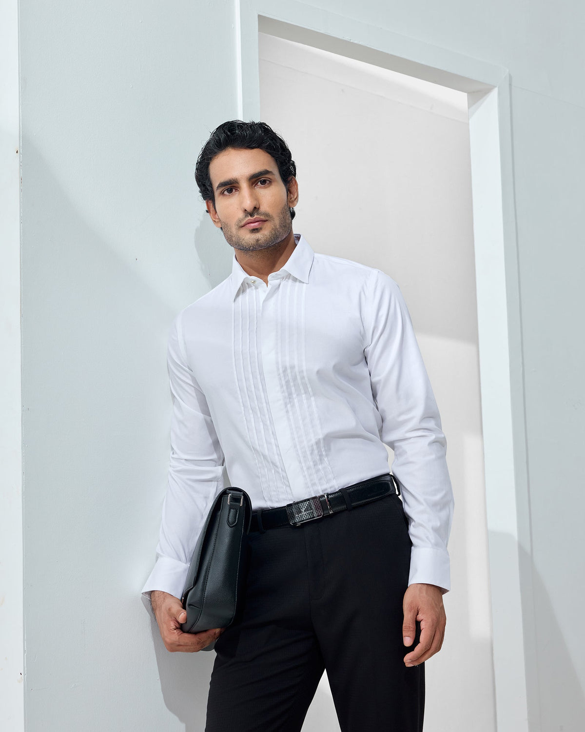 White Stripe Shirt - Social