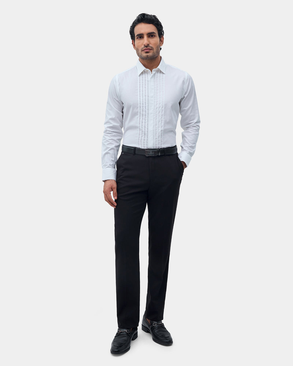 White Stripe Shirt - Social