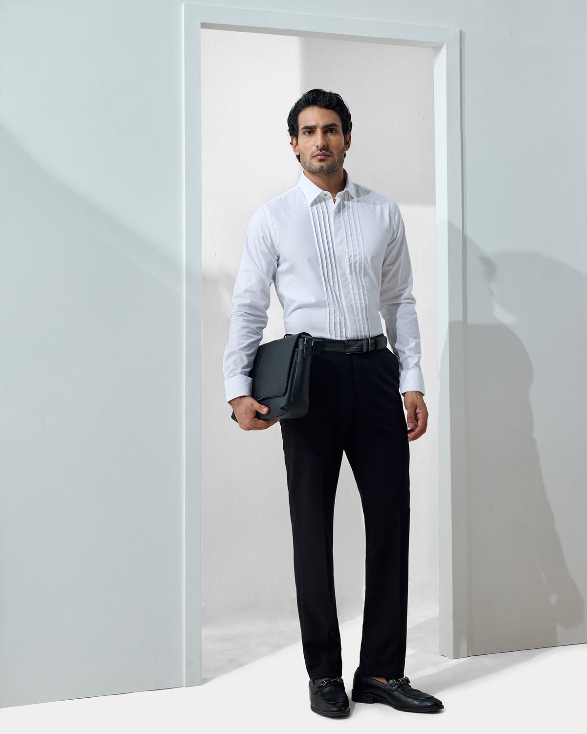 White Stripe Shirt - Social