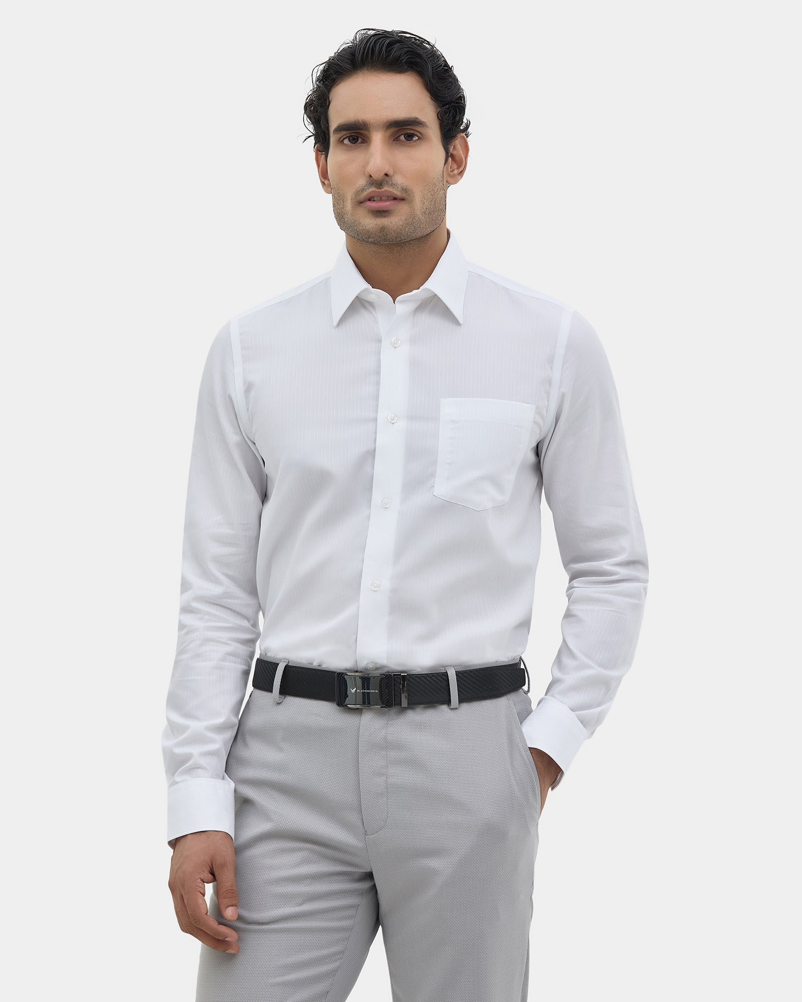 White Stripe Shirt - Felion