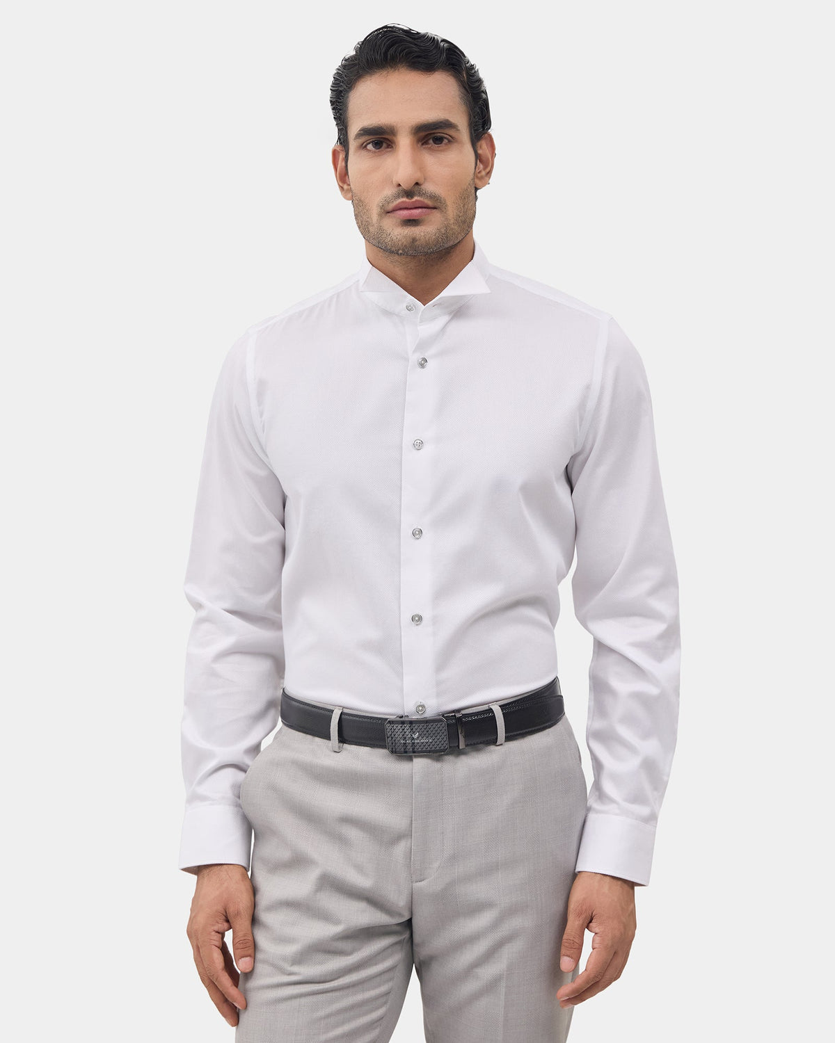 Super White Textured Shirt - Wing