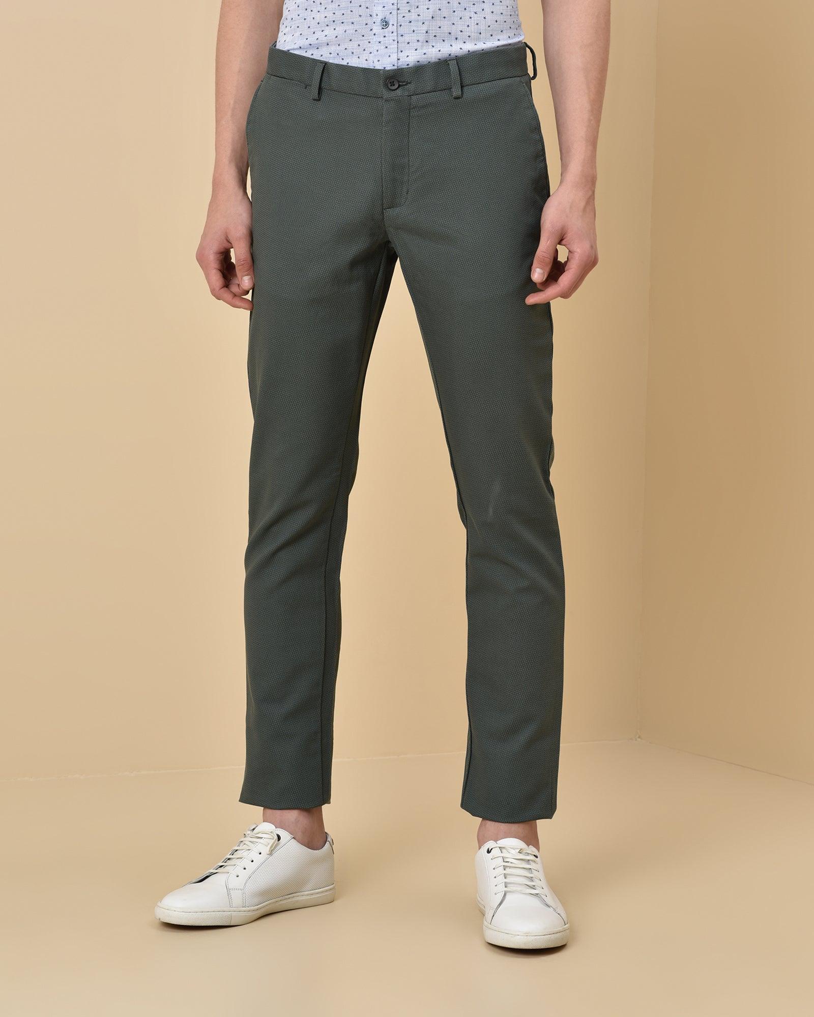 Prism Printed Comfort Stretch Khaki In Olive (B95 Fit)